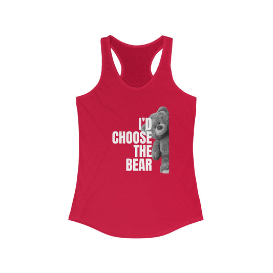 Women's Teddy Bear Racerback Tank