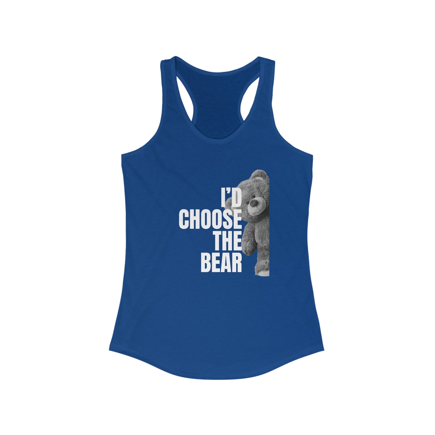Women's Teddy Bear Racerback Tank