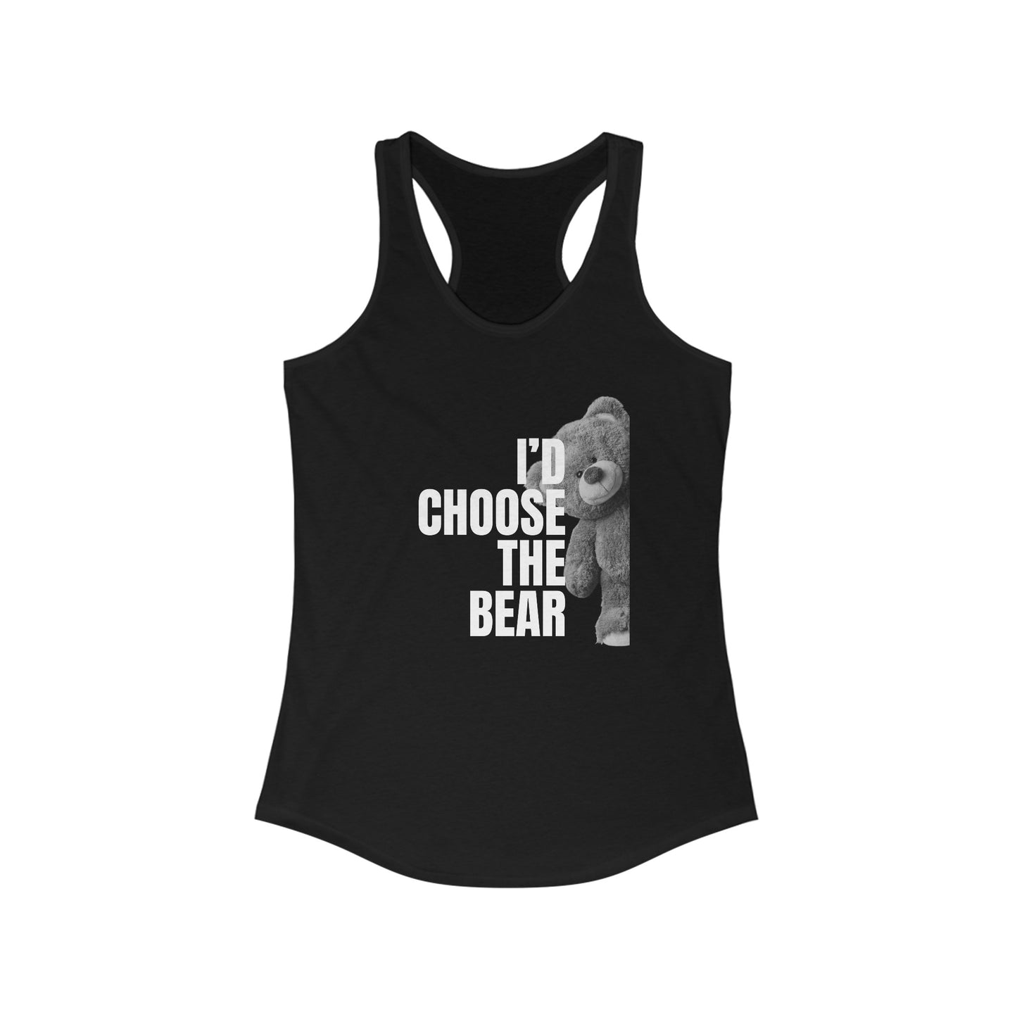Women's Teddy Bear Racerback Tank