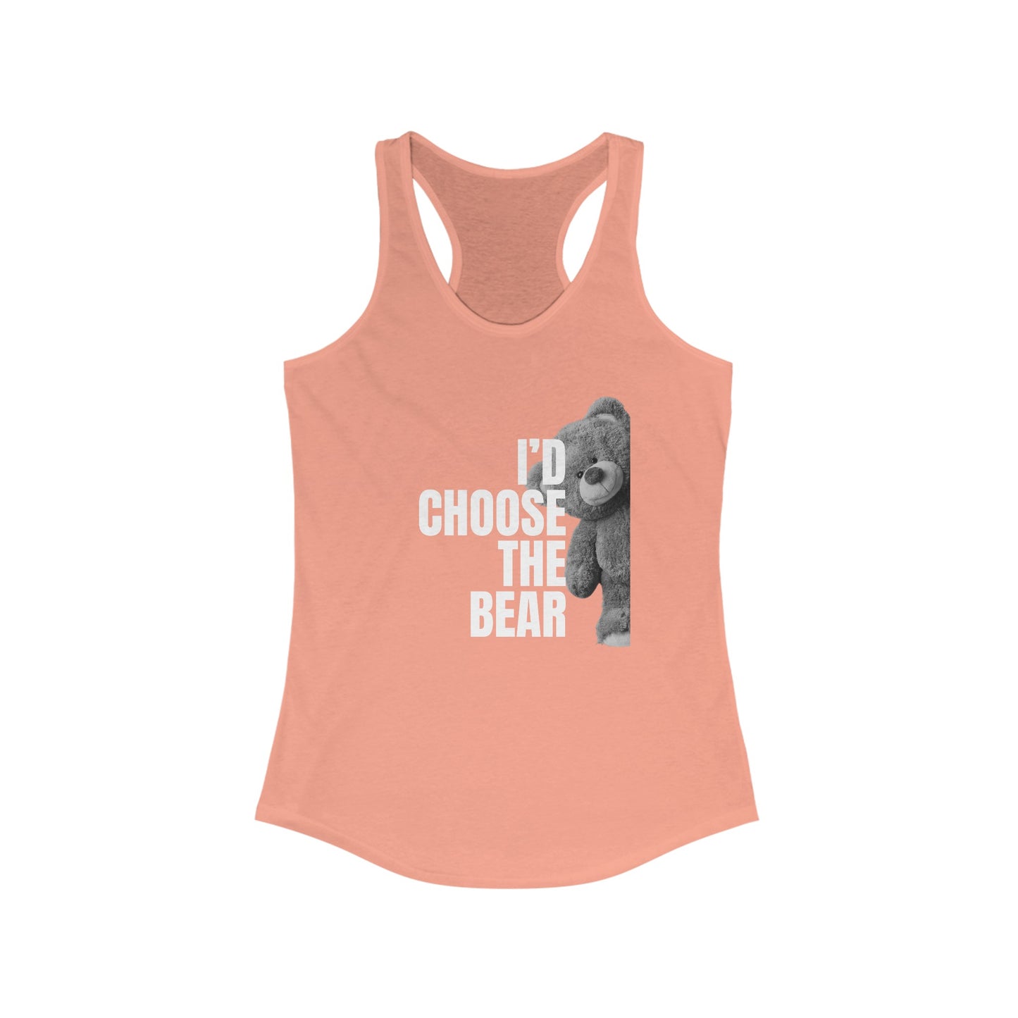 Women's Teddy Bear Racerback Tank