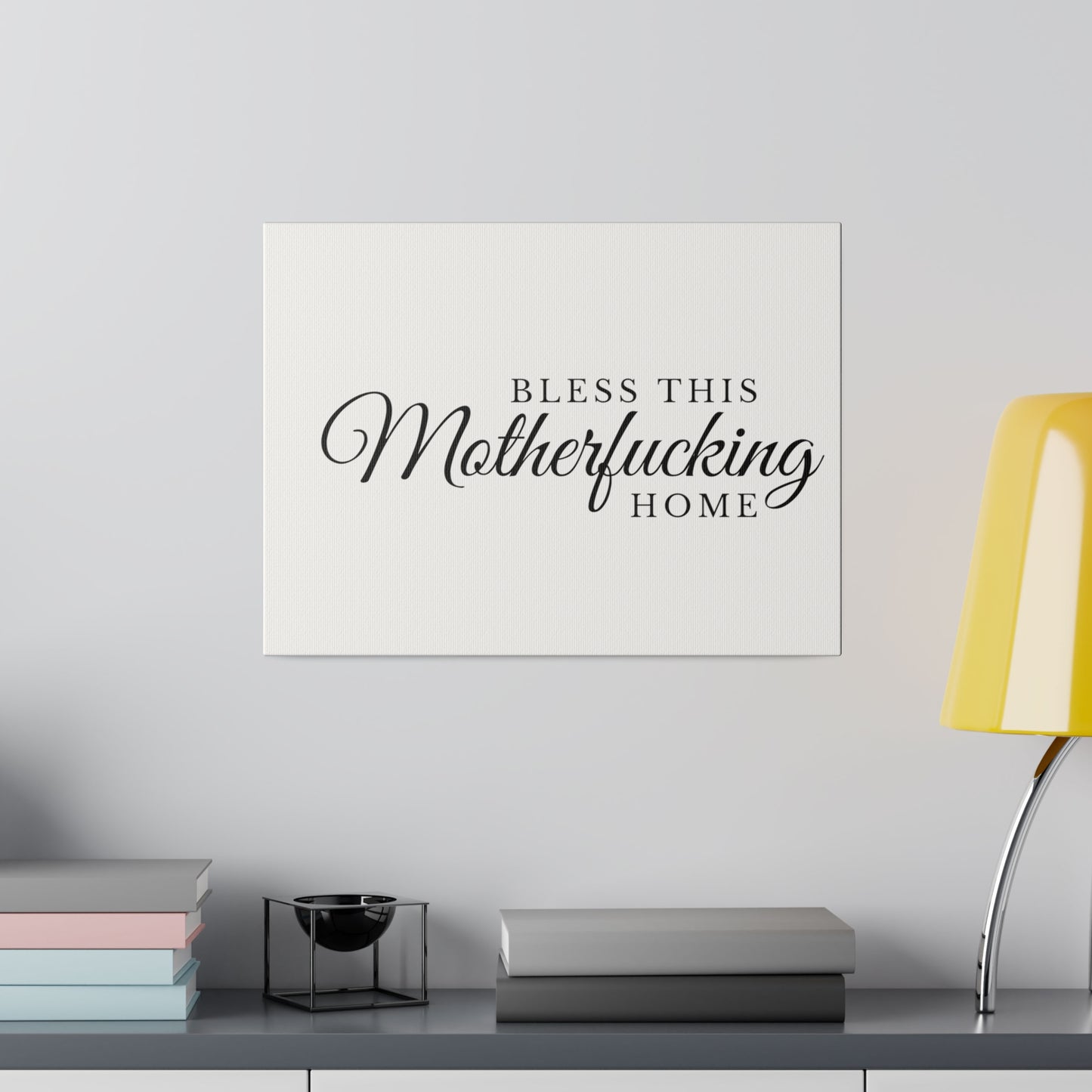 Bless This Home Matte Canvas, Stretched, 0.75"