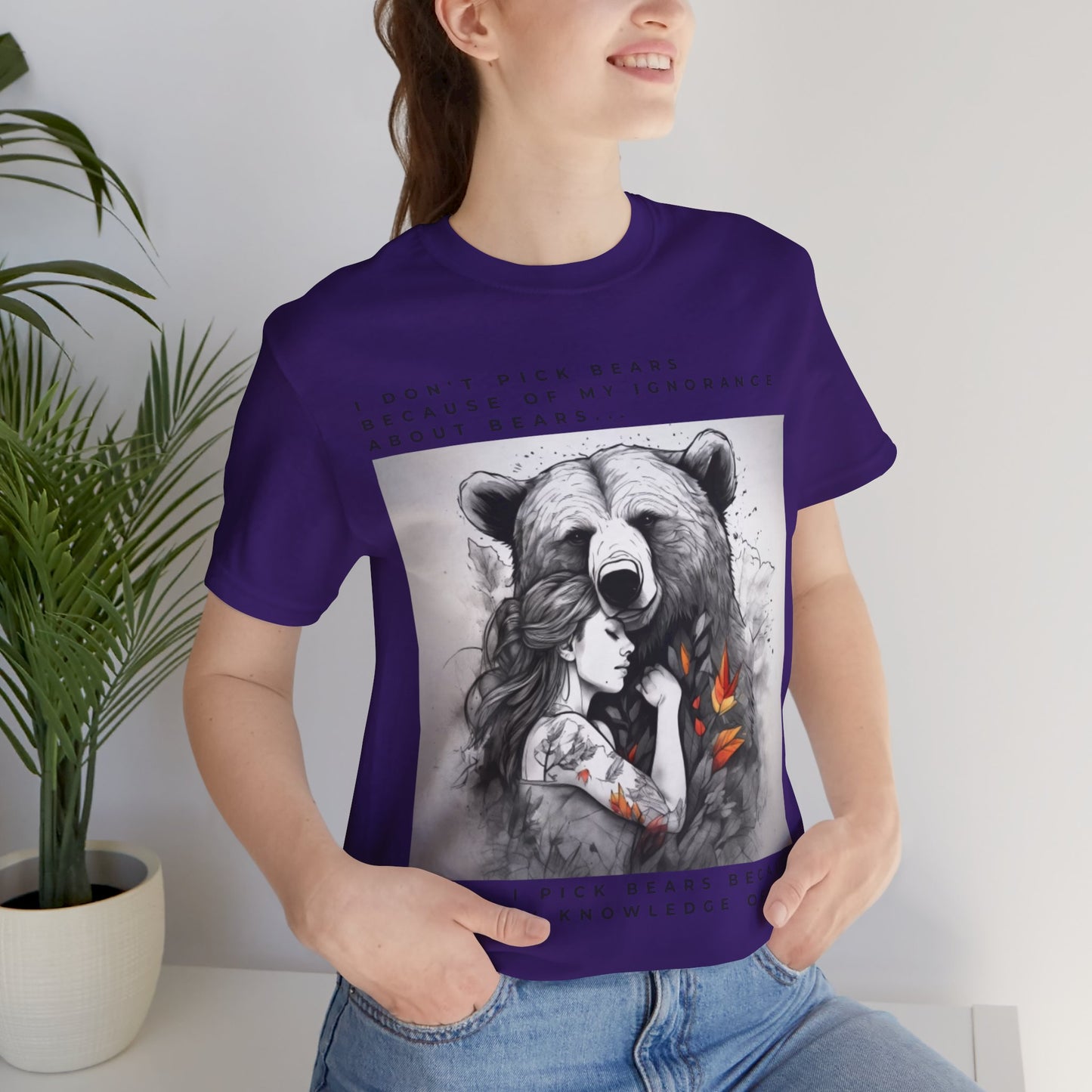 Women's Bear Hug "Team Bear" Tee