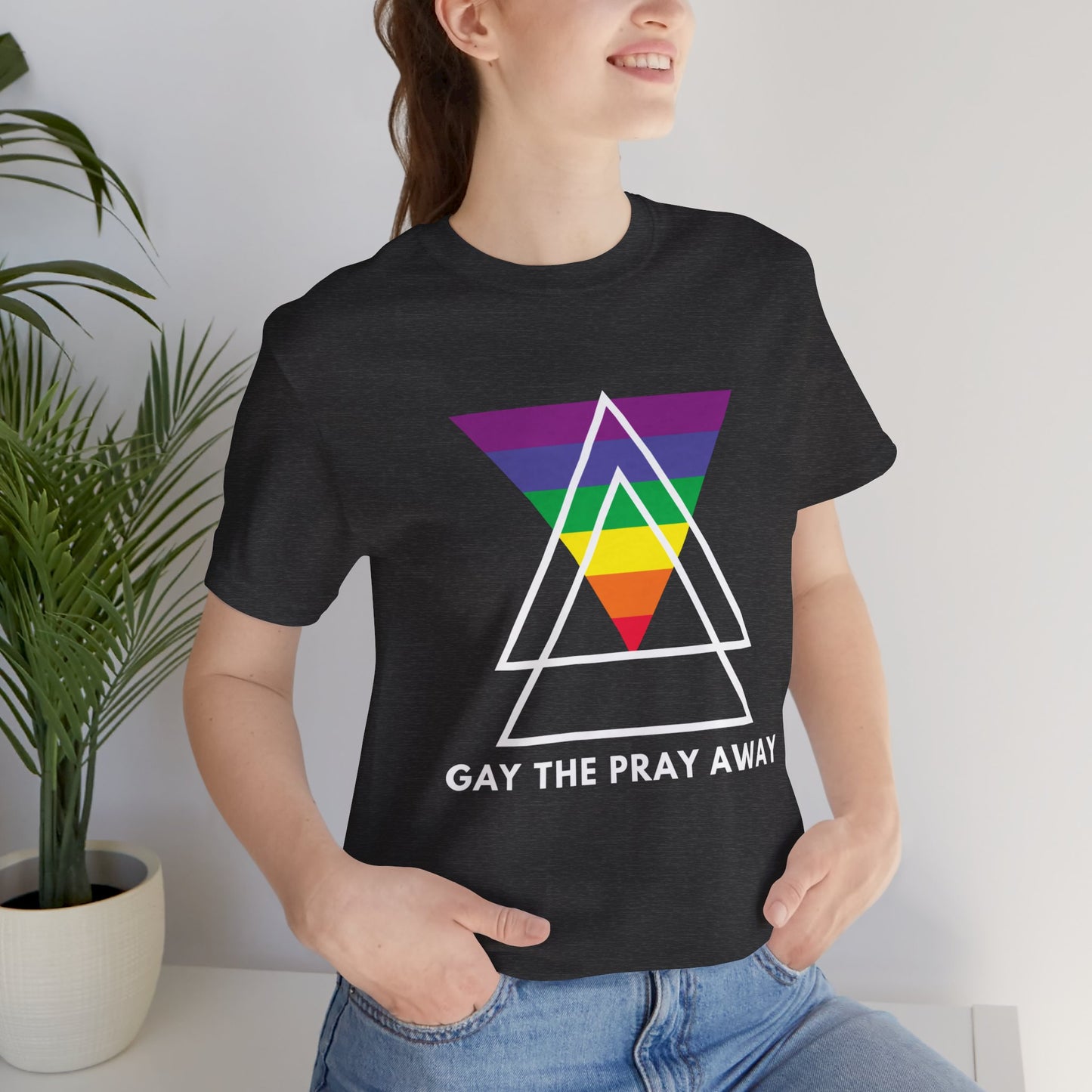 "GAY THE PRAY AWAY" Short Sleeve Tee