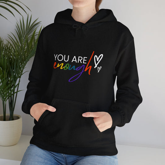 "You Are Enough" Hooded Sweatshirt
