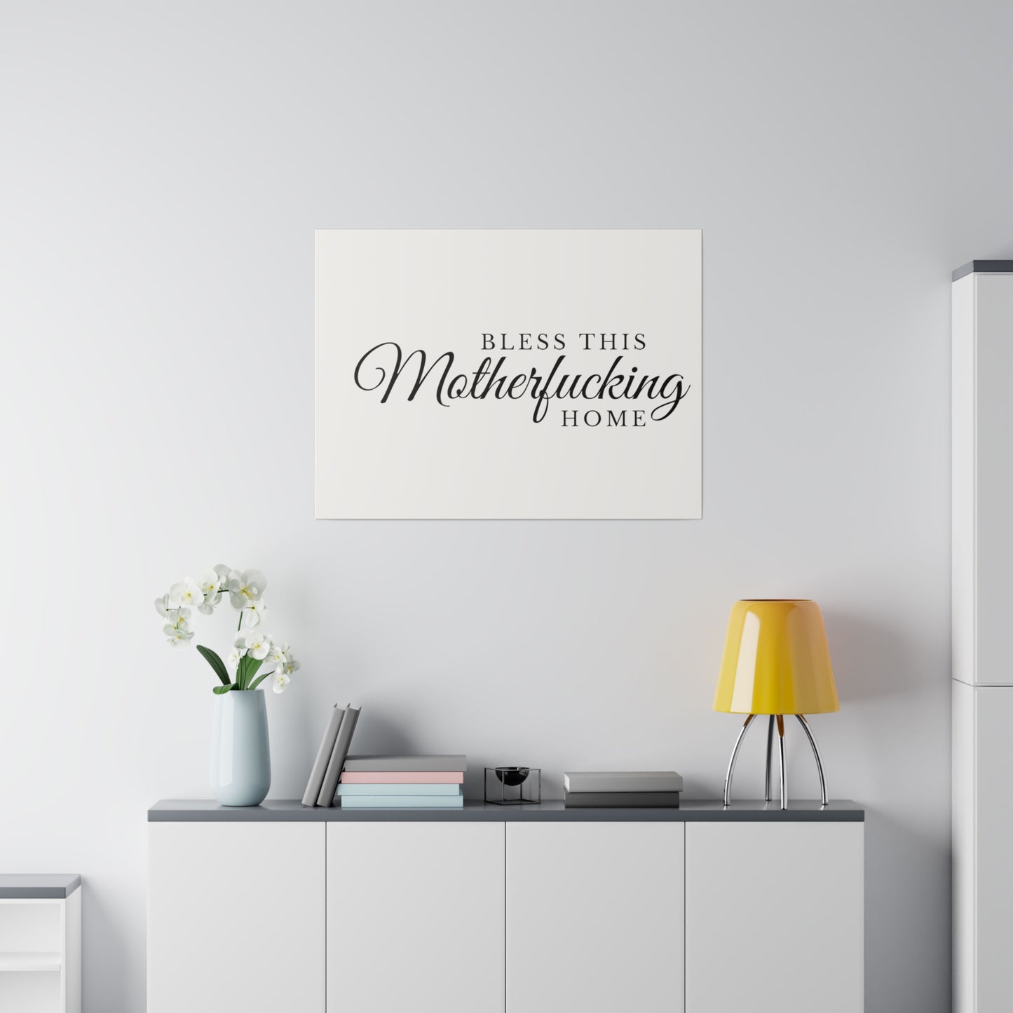 Bless This Home Matte Canvas, Stretched, 0.75"