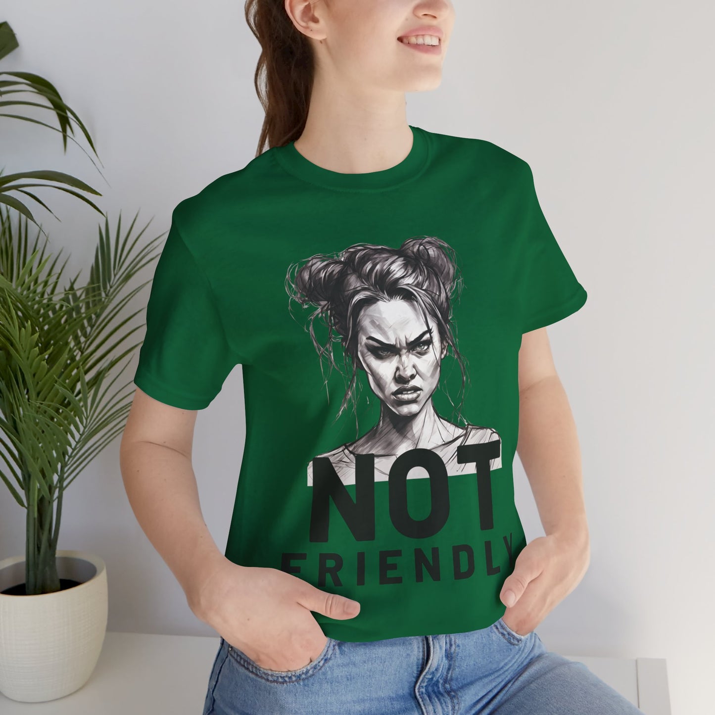 Not Friendly Short Sleeve Tee