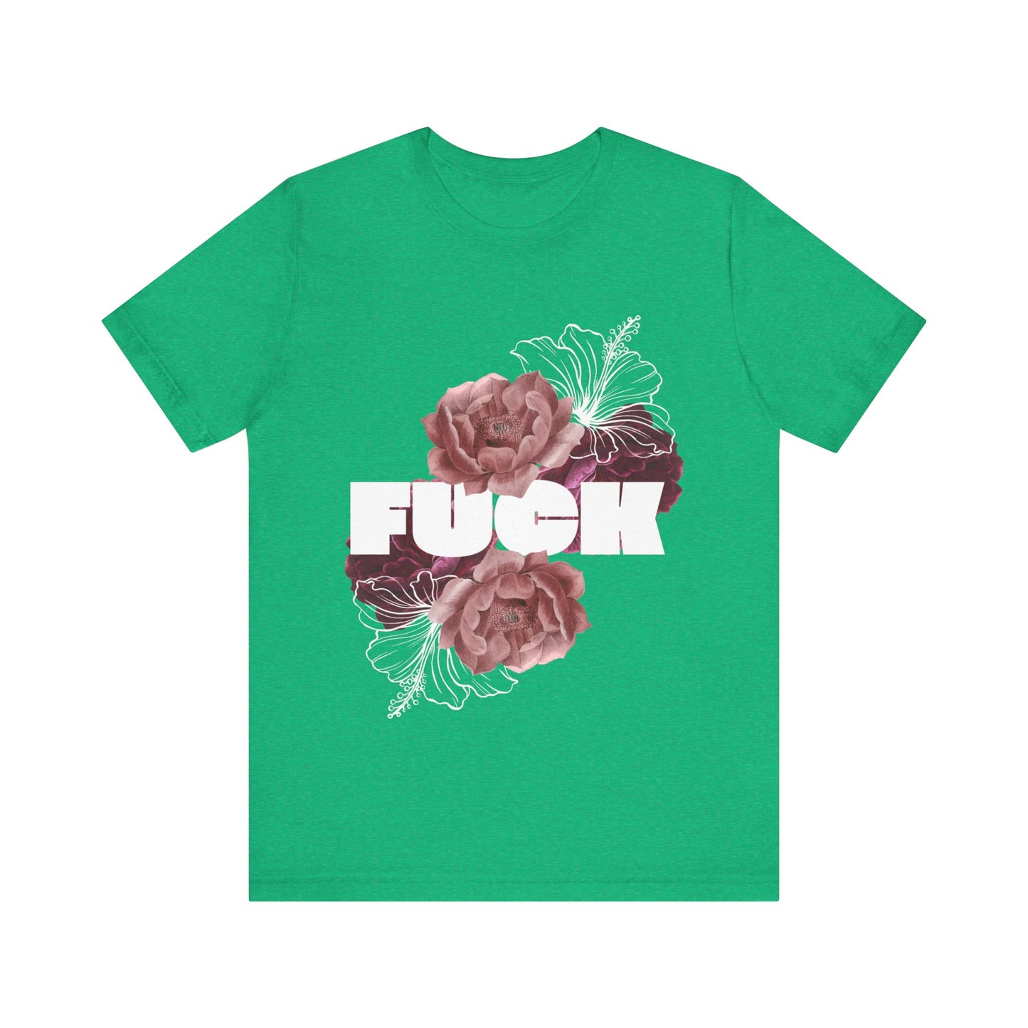 Women's Floral F*ck Short Sleeve Tee