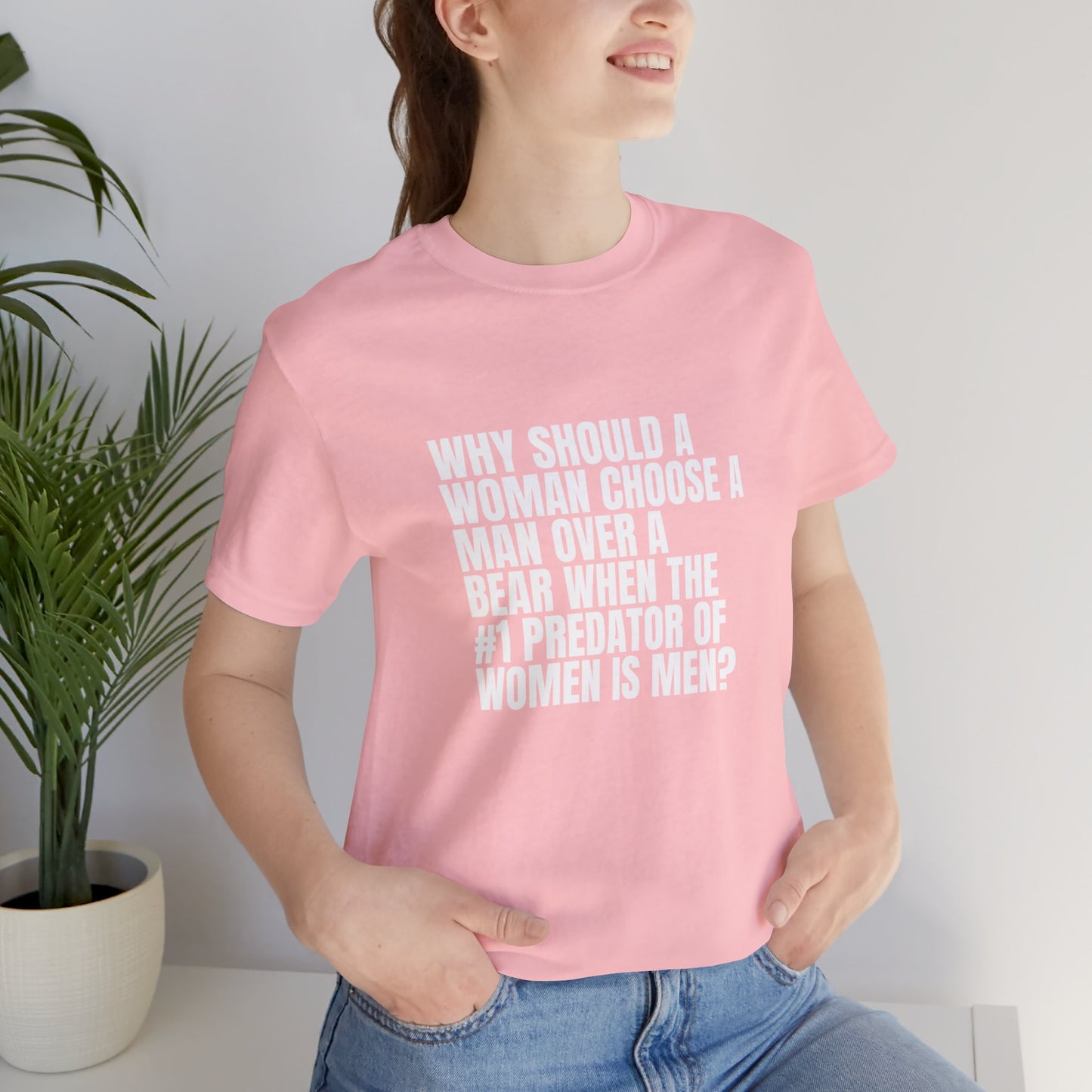 Women's Man v. Bear Quoted Tee