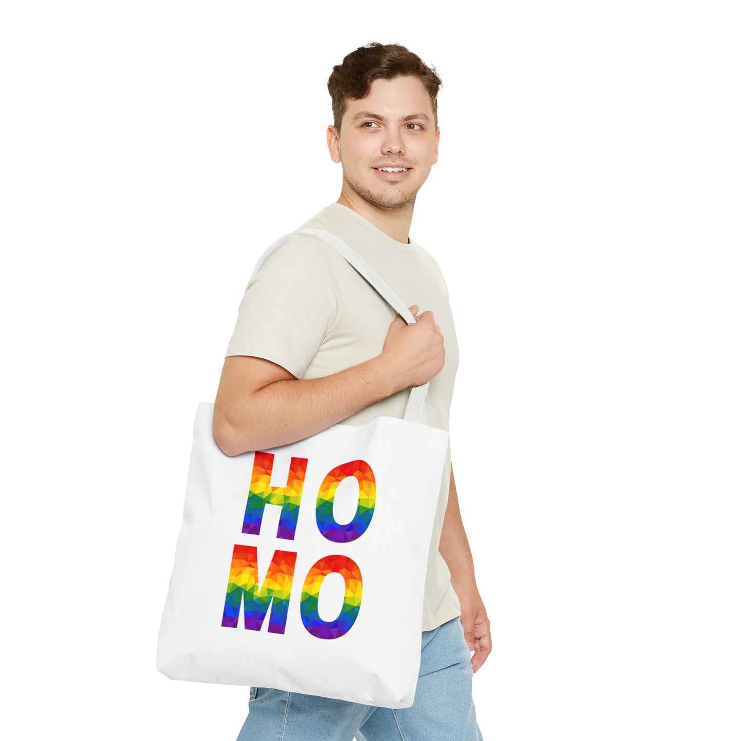 "HOMO" Tote Bag (AOP)