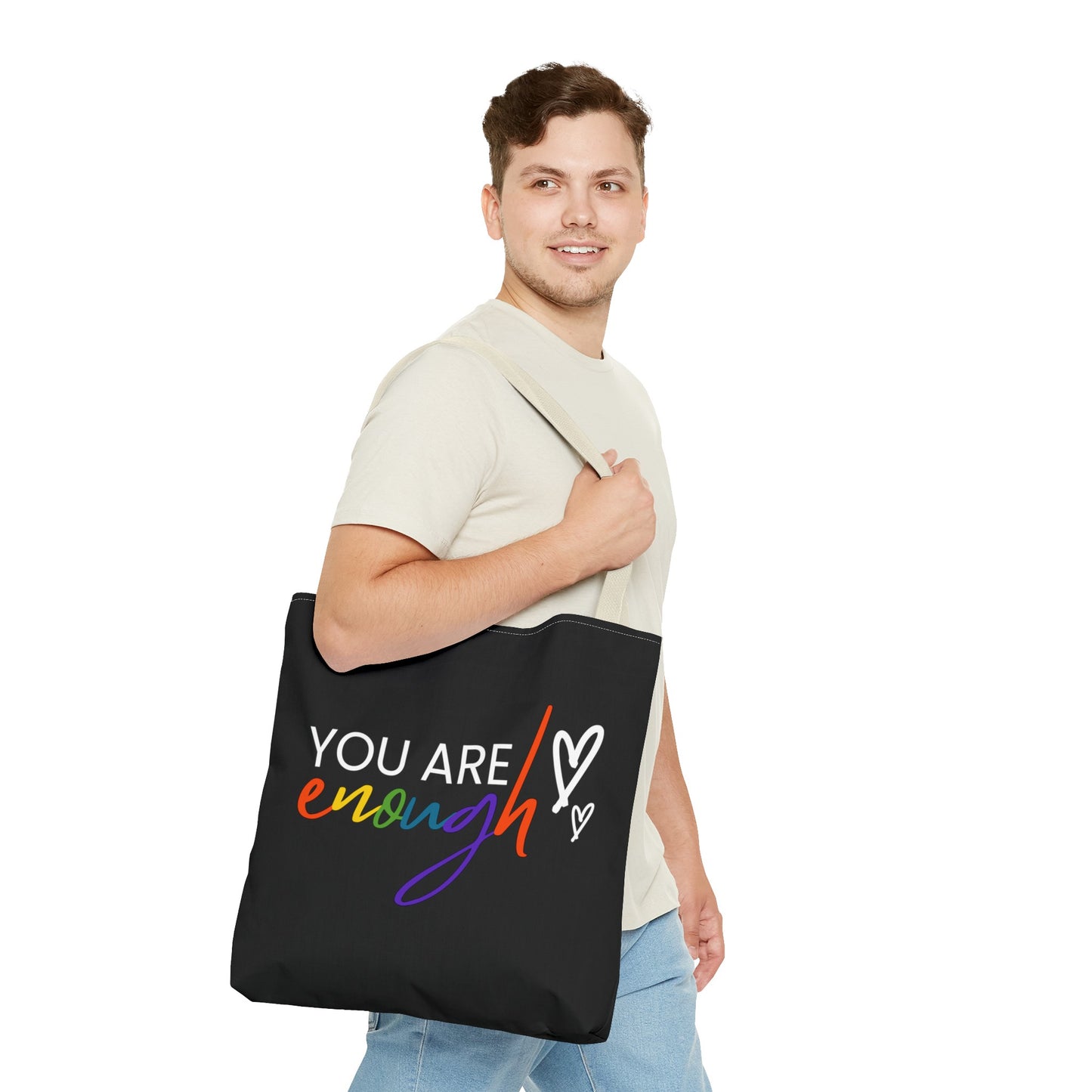You Are Enough Tote Bag (AOP)
