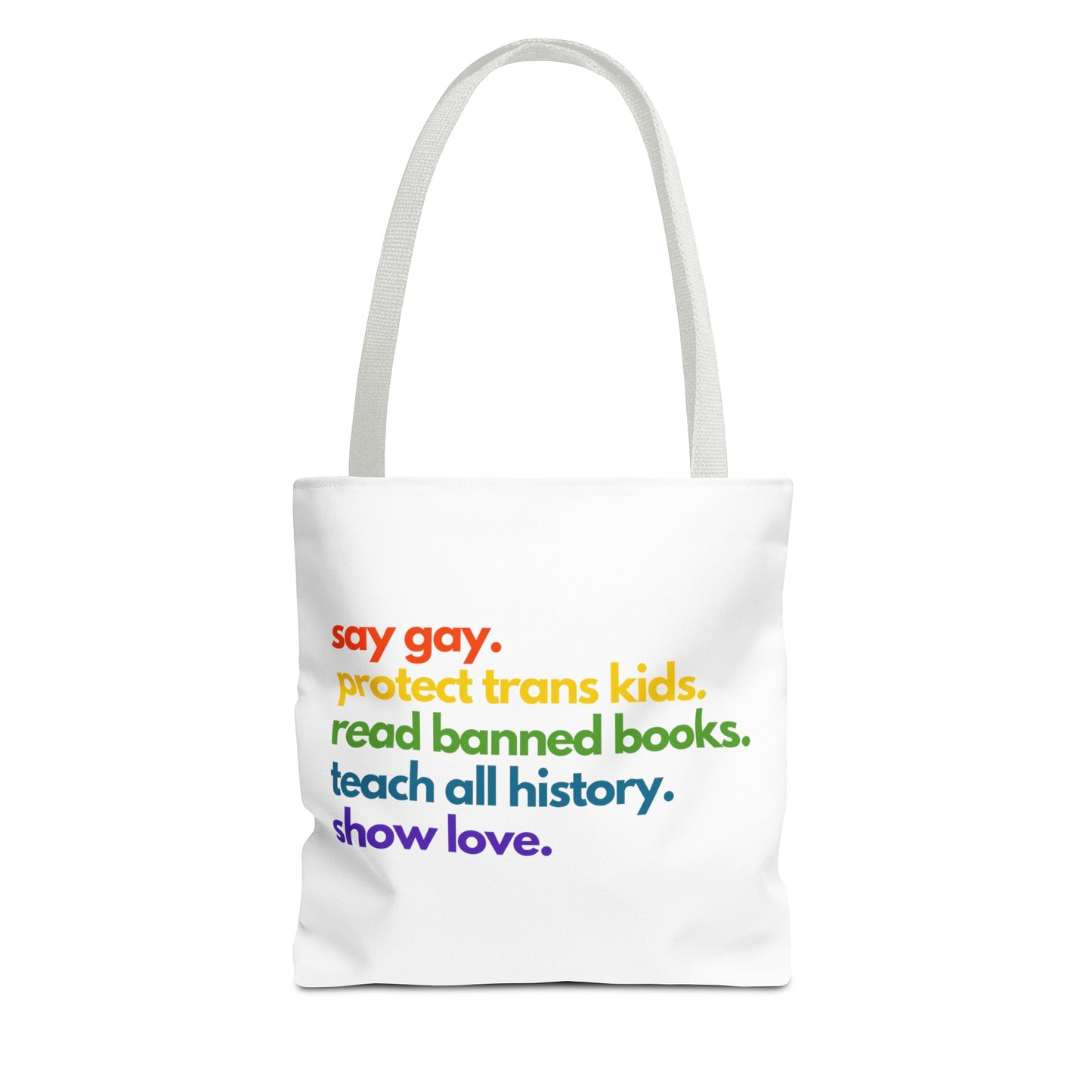 Pride Quote Tote Bag (AOP)