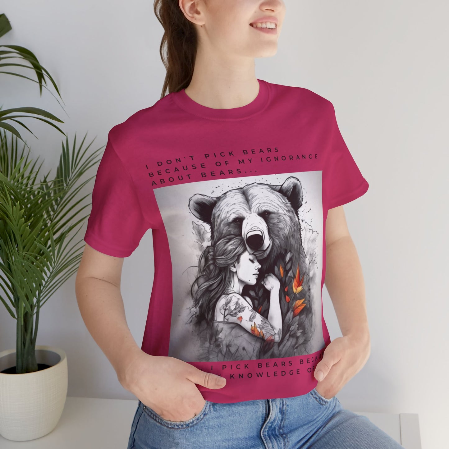 Women's Bear Hug "Team Bear" Tee