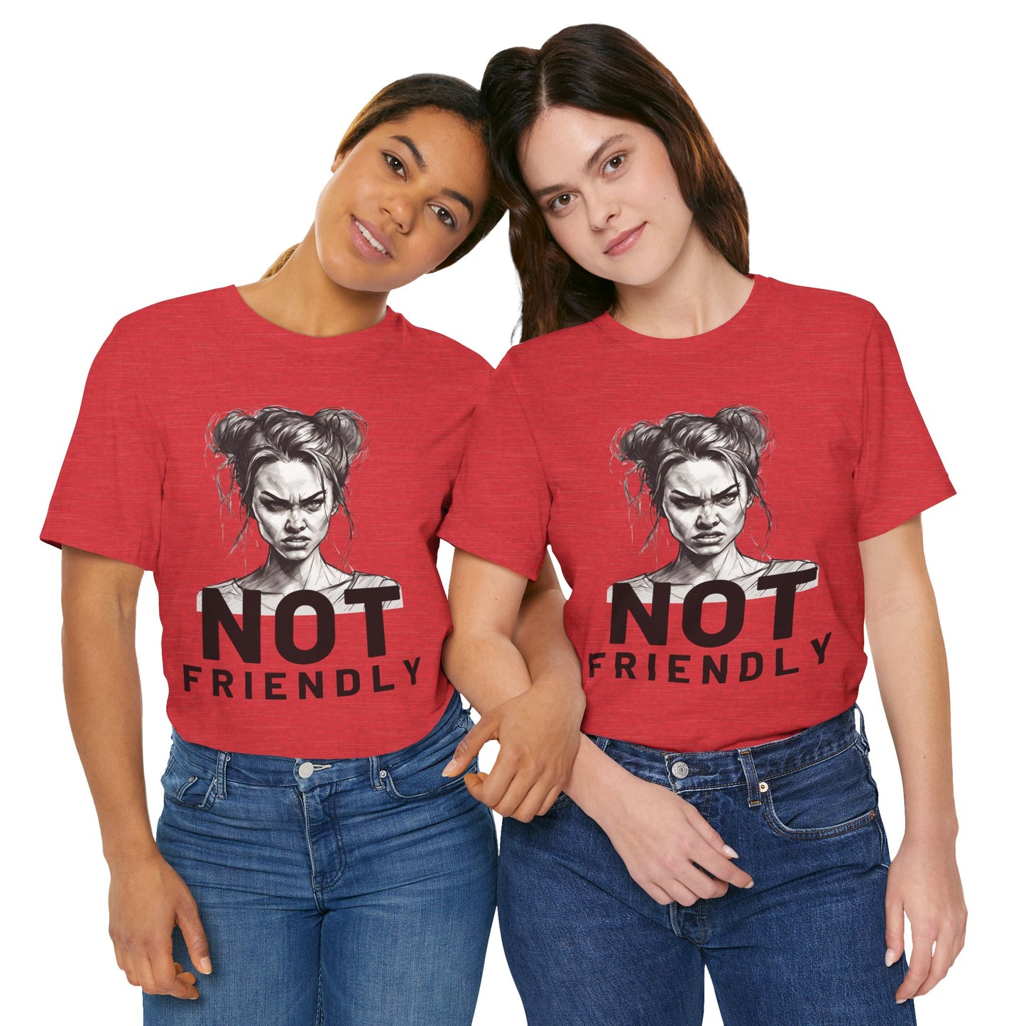 Not Friendly Short Sleeve Tee