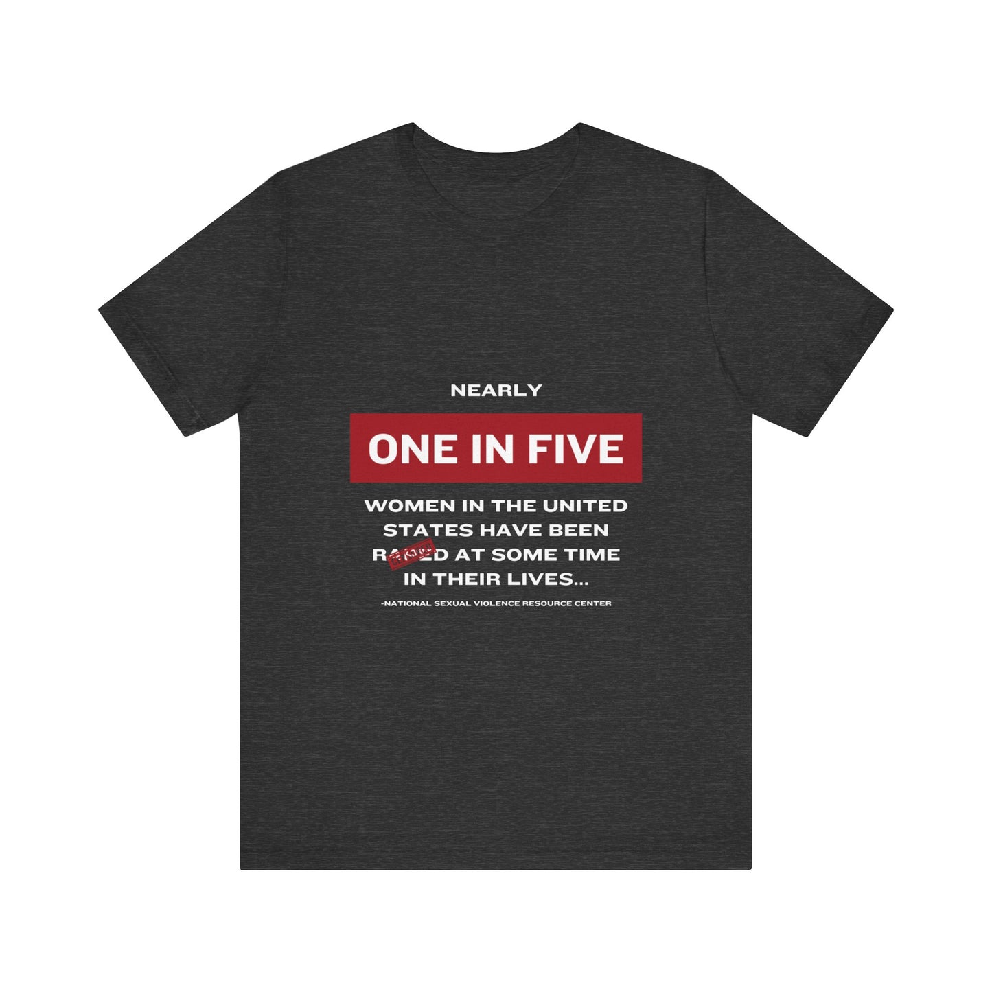 Women's Statistics Tee - White Writing