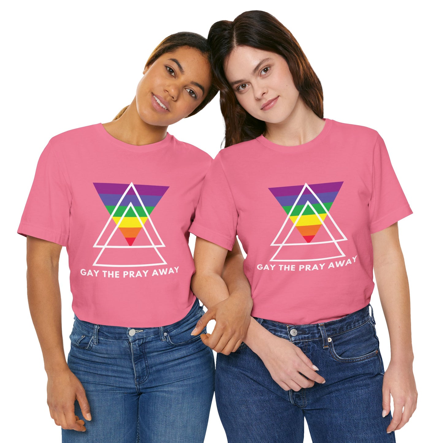 "GAY THE PRAY AWAY" Short Sleeve Tee