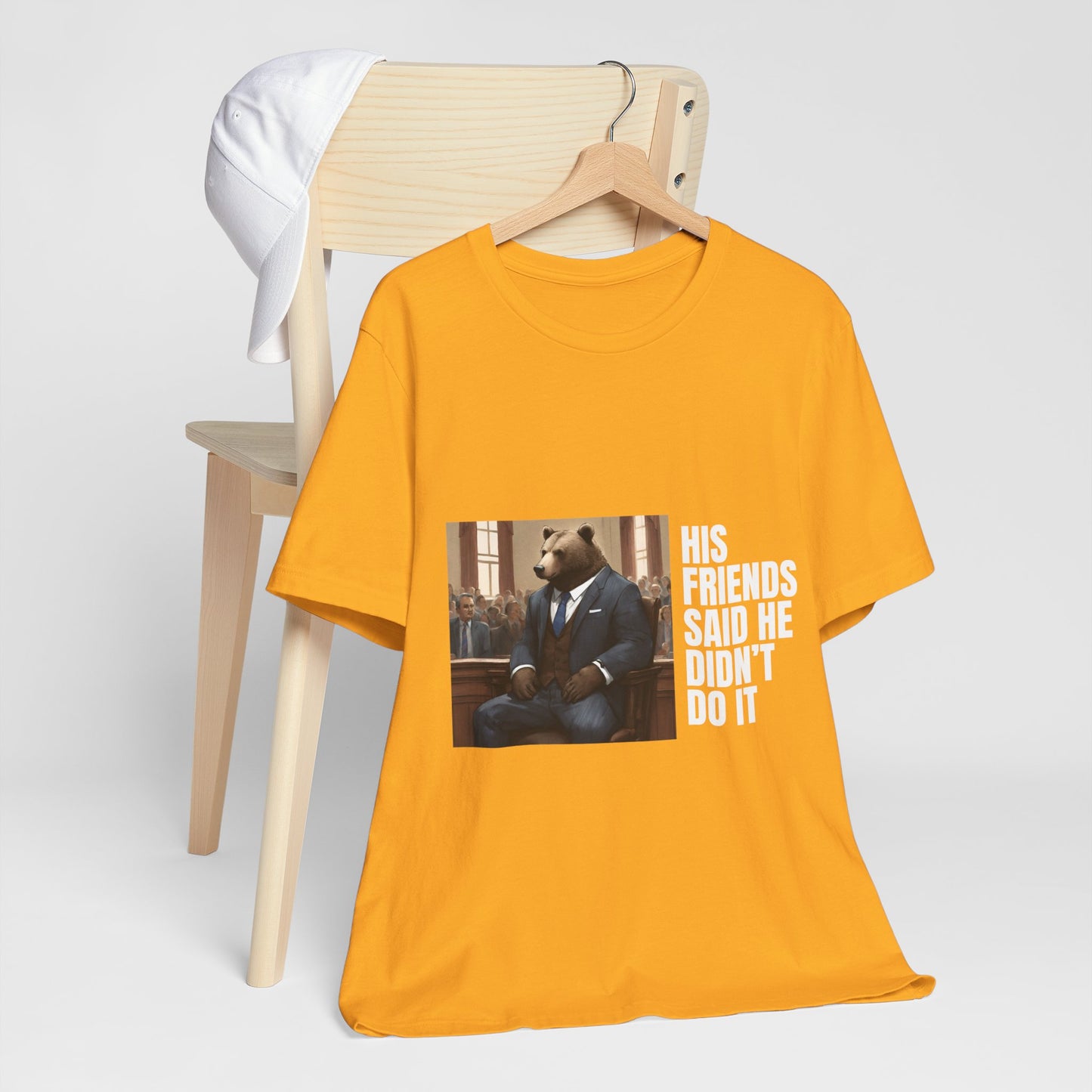 Women's Bear Trial Tee - White Graphic