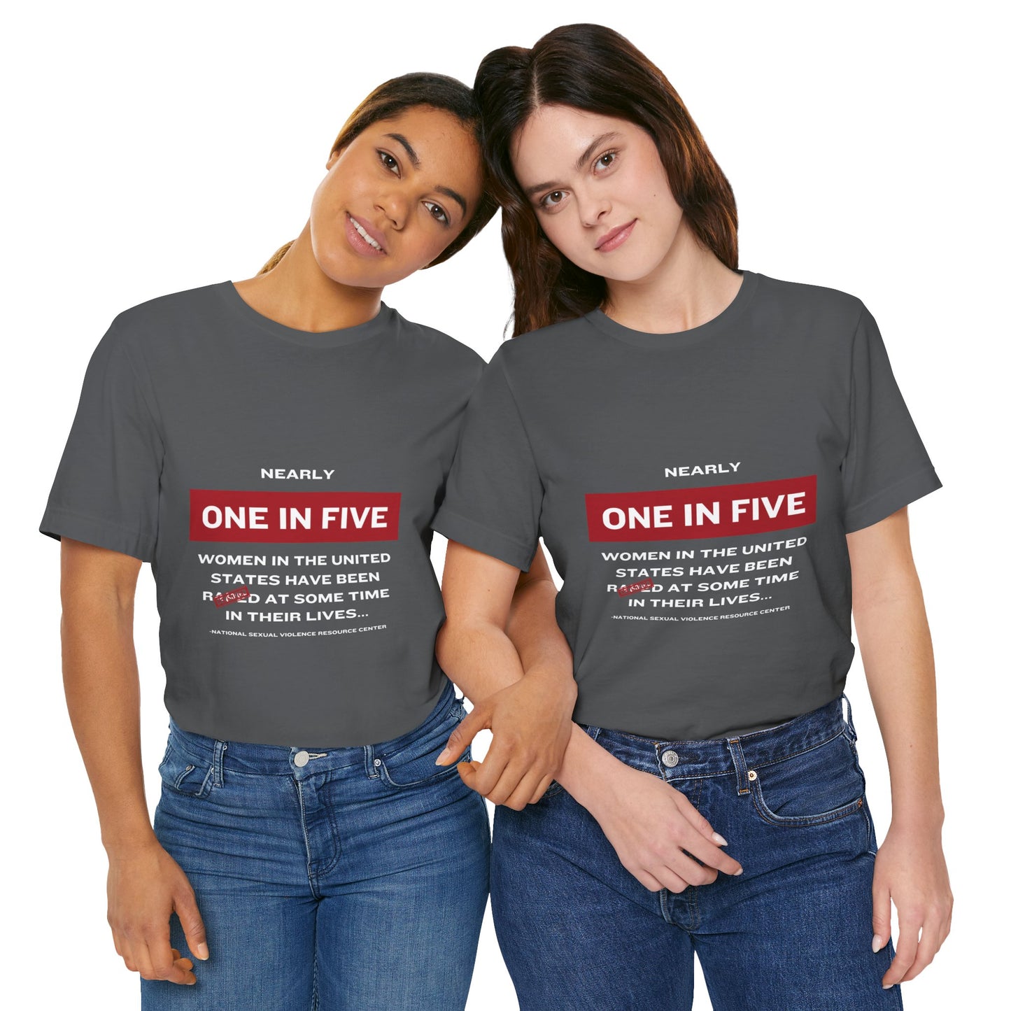 Women's Statistics Tee - White Writing