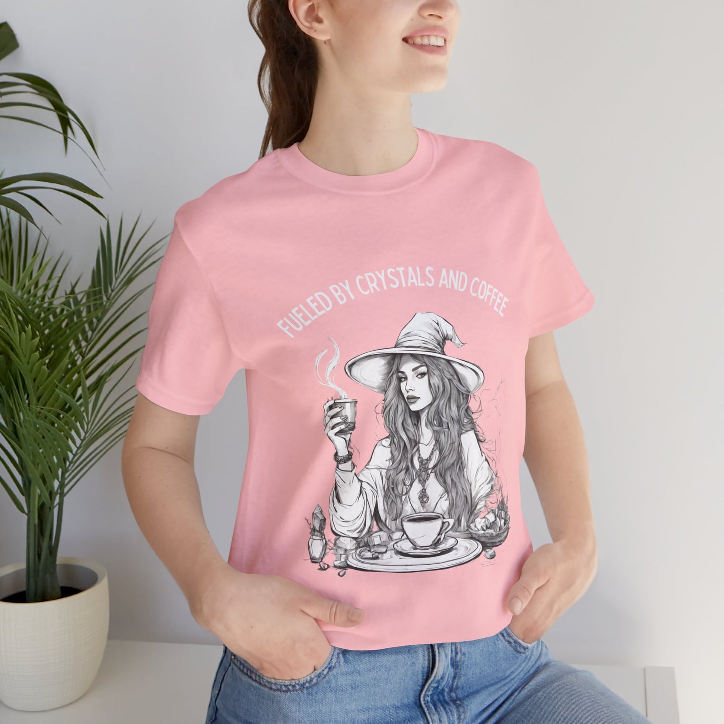 Fueled by Crystals and Coffee Tee