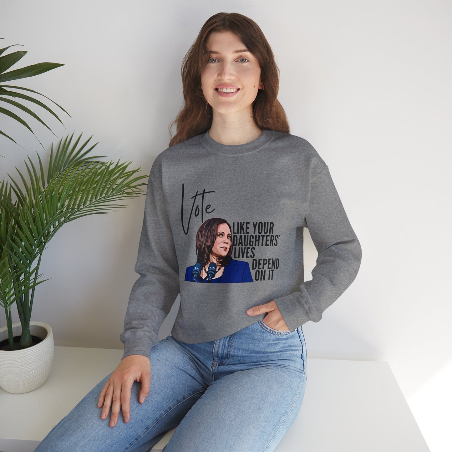 Harris 2024 Crewneck Sweatshirt - Design 1