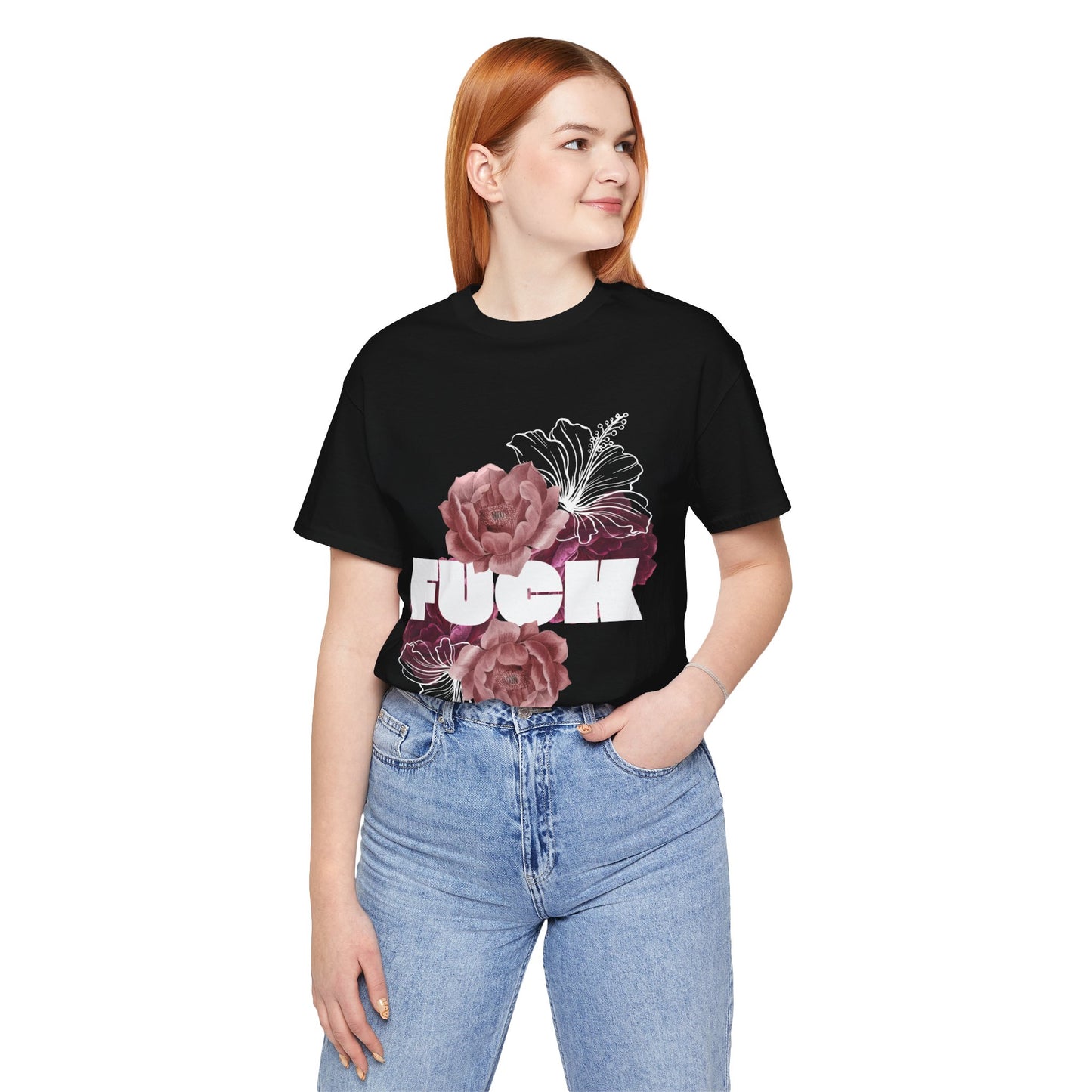 Women's Floral F*ck Short Sleeve Tee