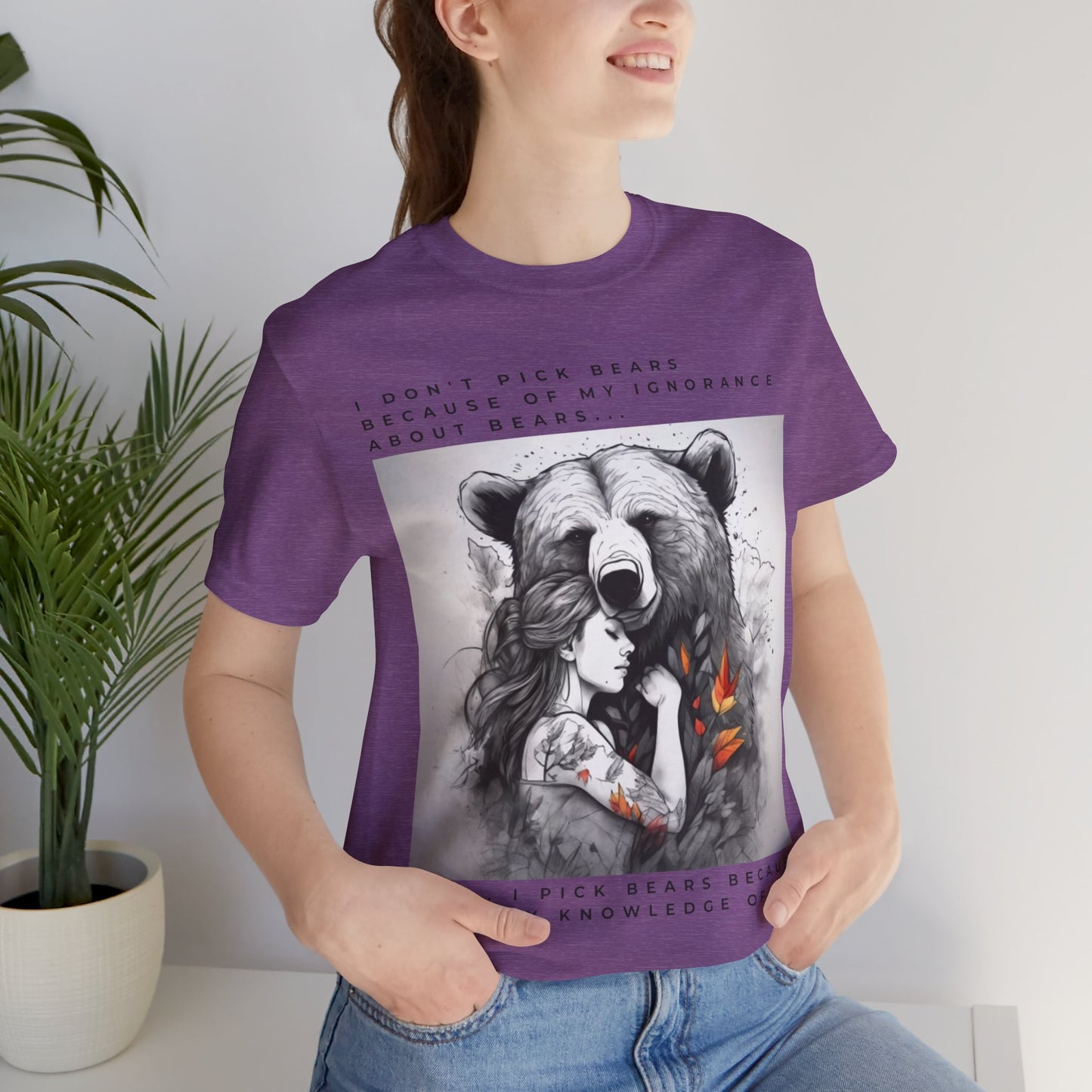 Women's Bear Hug "Team Bear" Tee