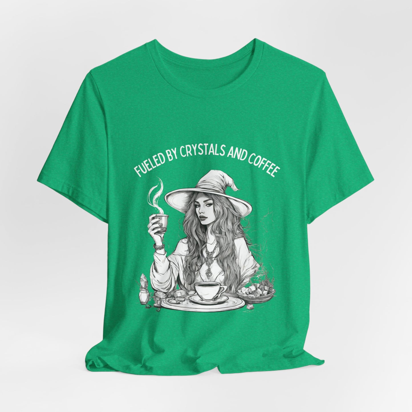 Fueled by Crystals and Coffee Tee