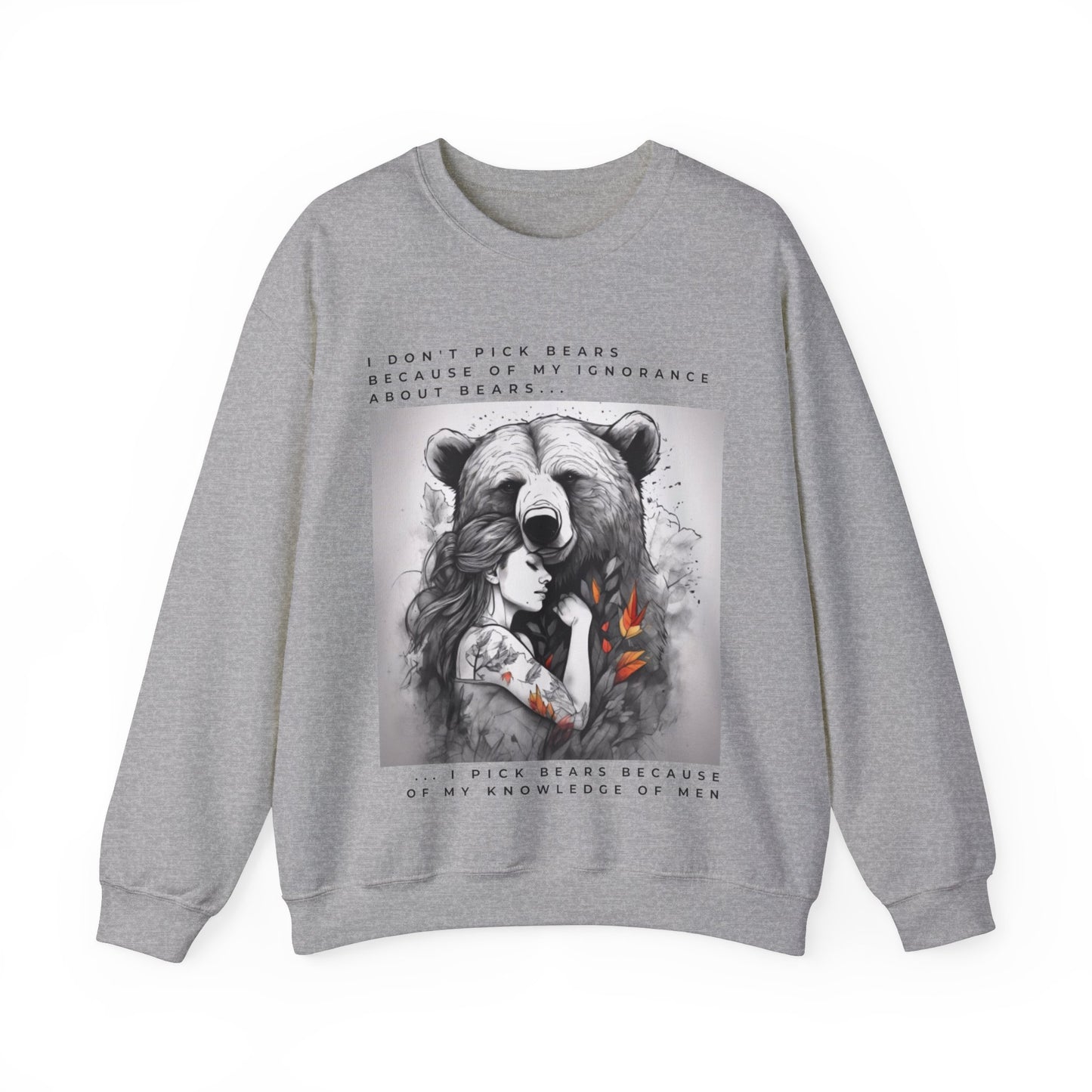 Women's Bear Hug "Team Bear" Crewneck Sweatshirt