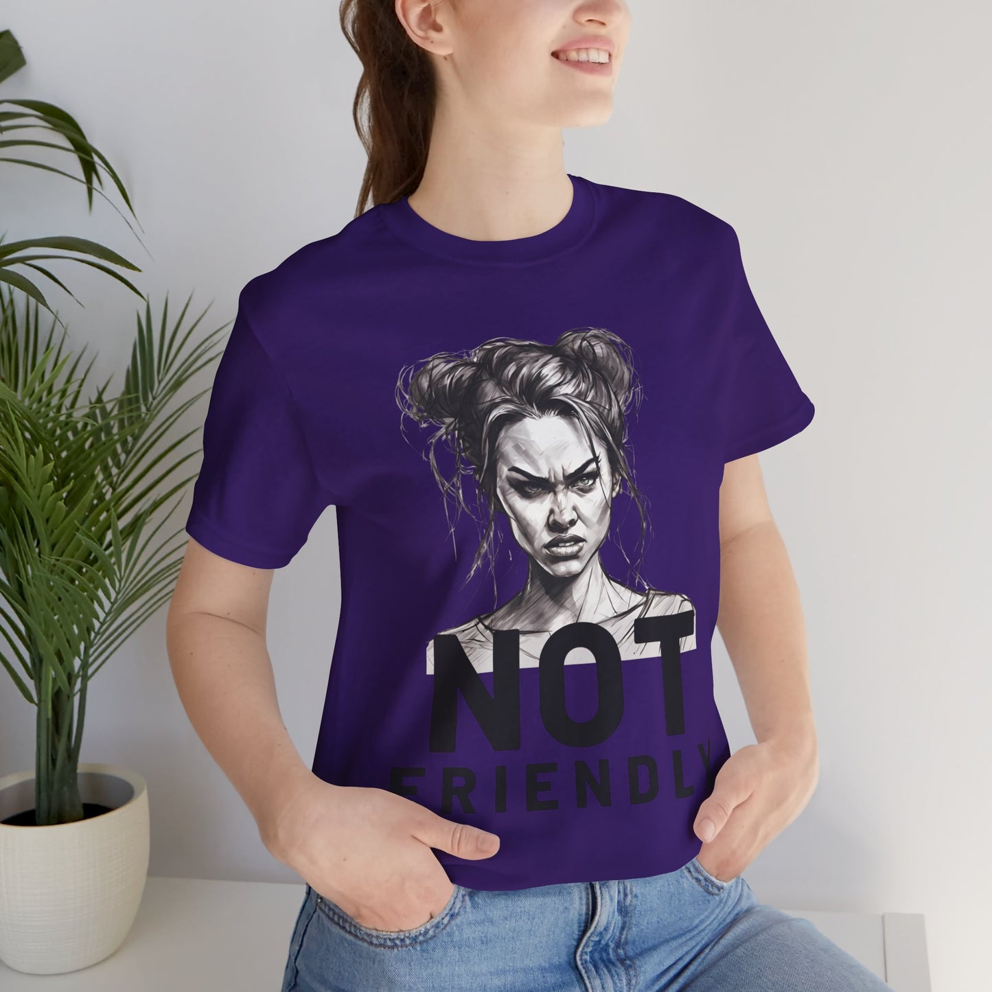 Not Friendly Short Sleeve Tee