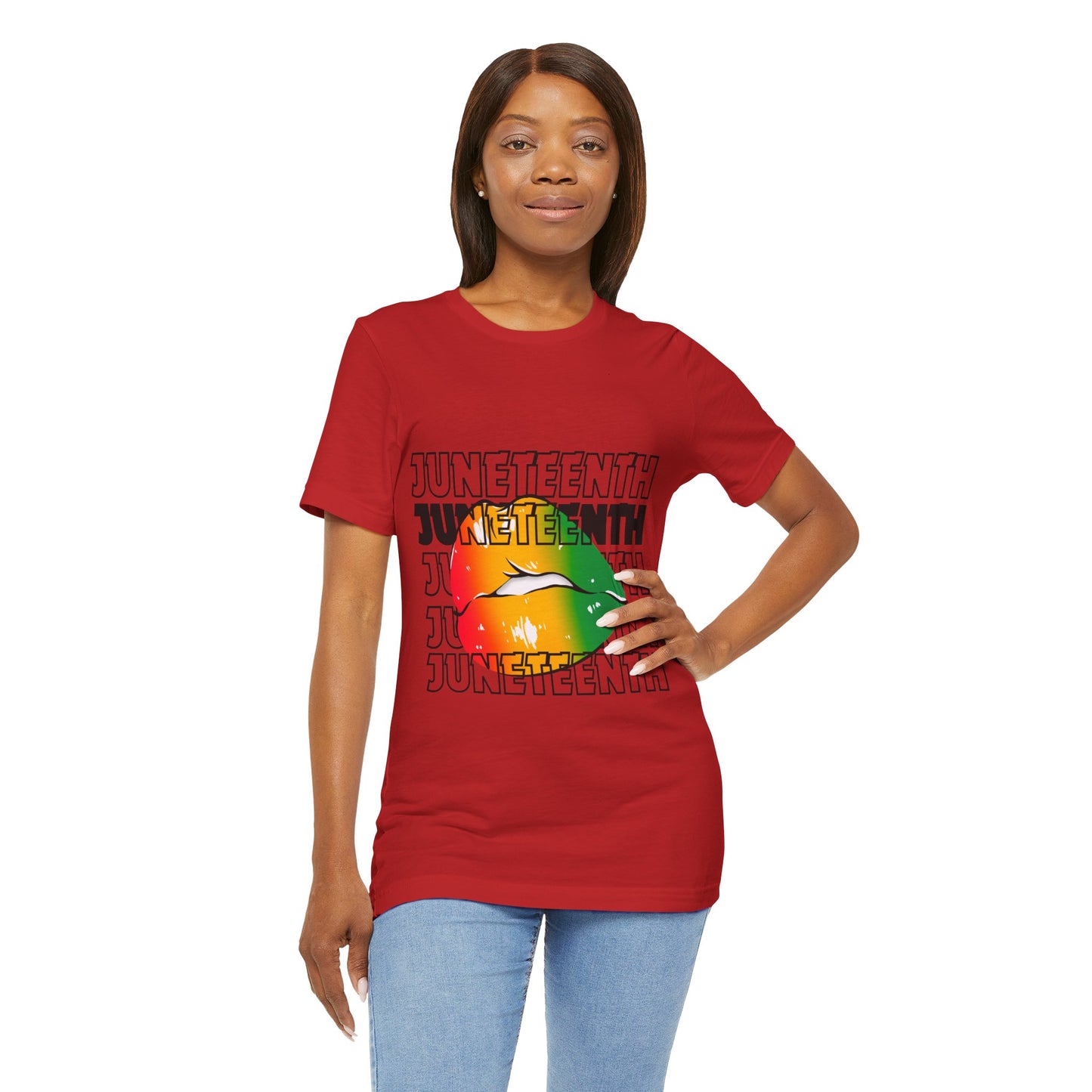 Juneteenth Lips Short Sleeve Tee
