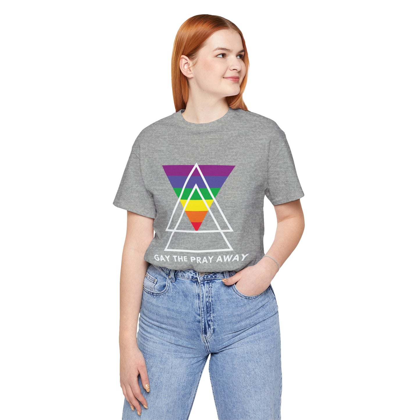 "GAY THE PRAY AWAY" Short Sleeve Tee