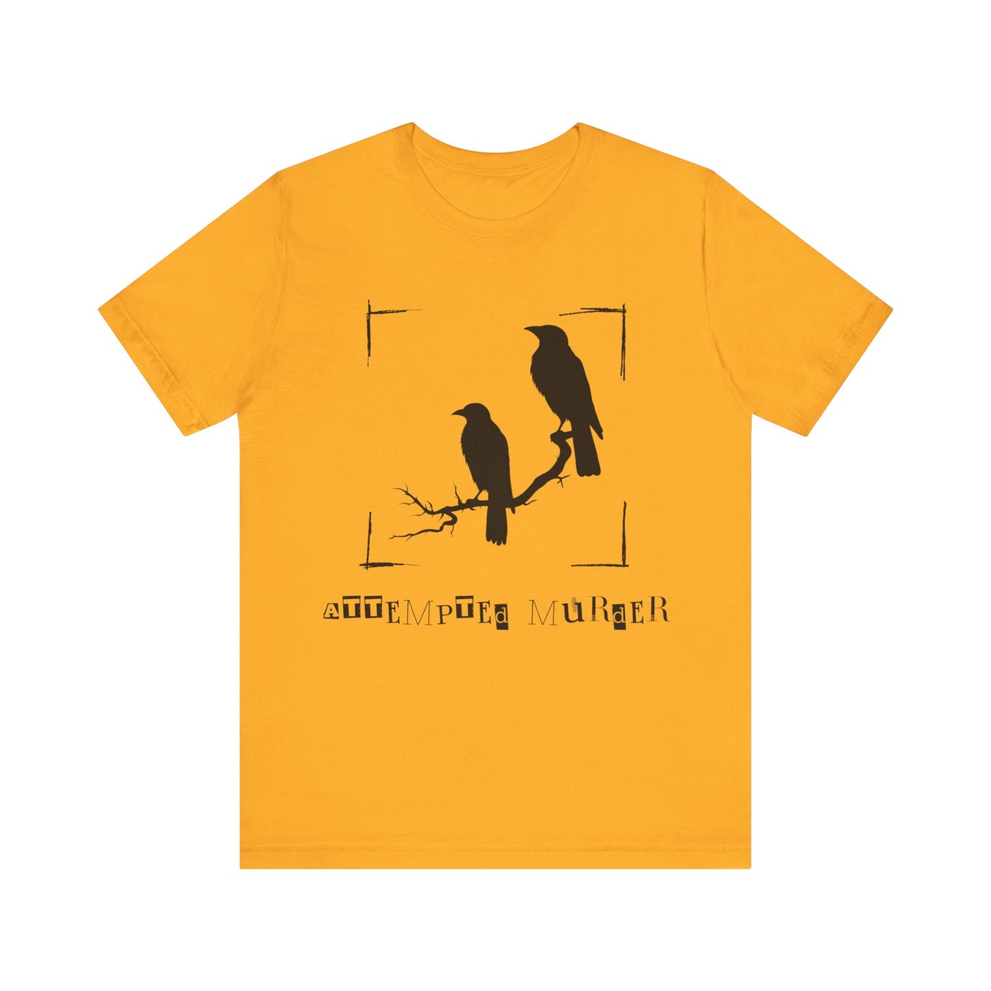 "Attempted Murder" Crow Short Sleeve Tee