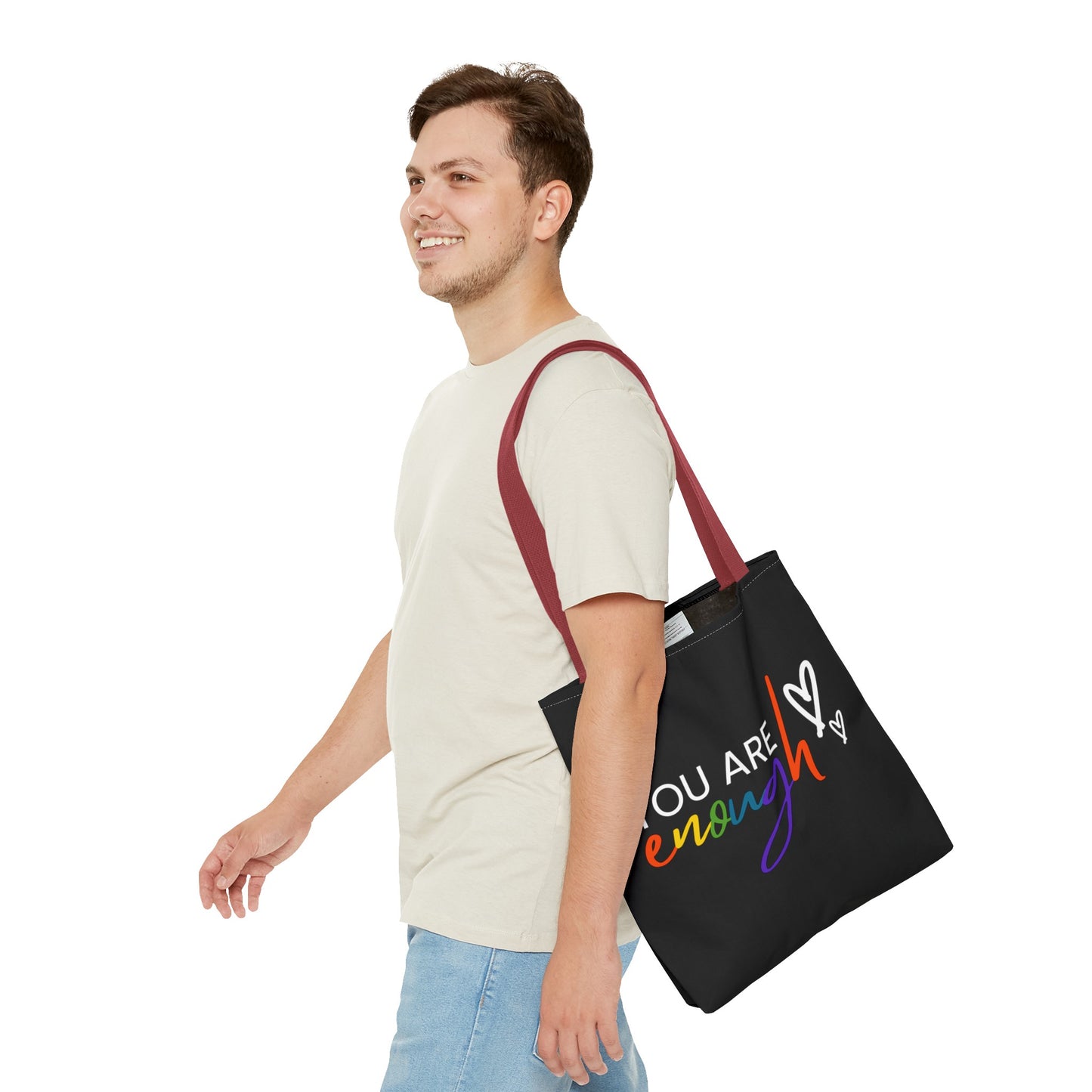 You Are Enough Tote Bag (AOP)