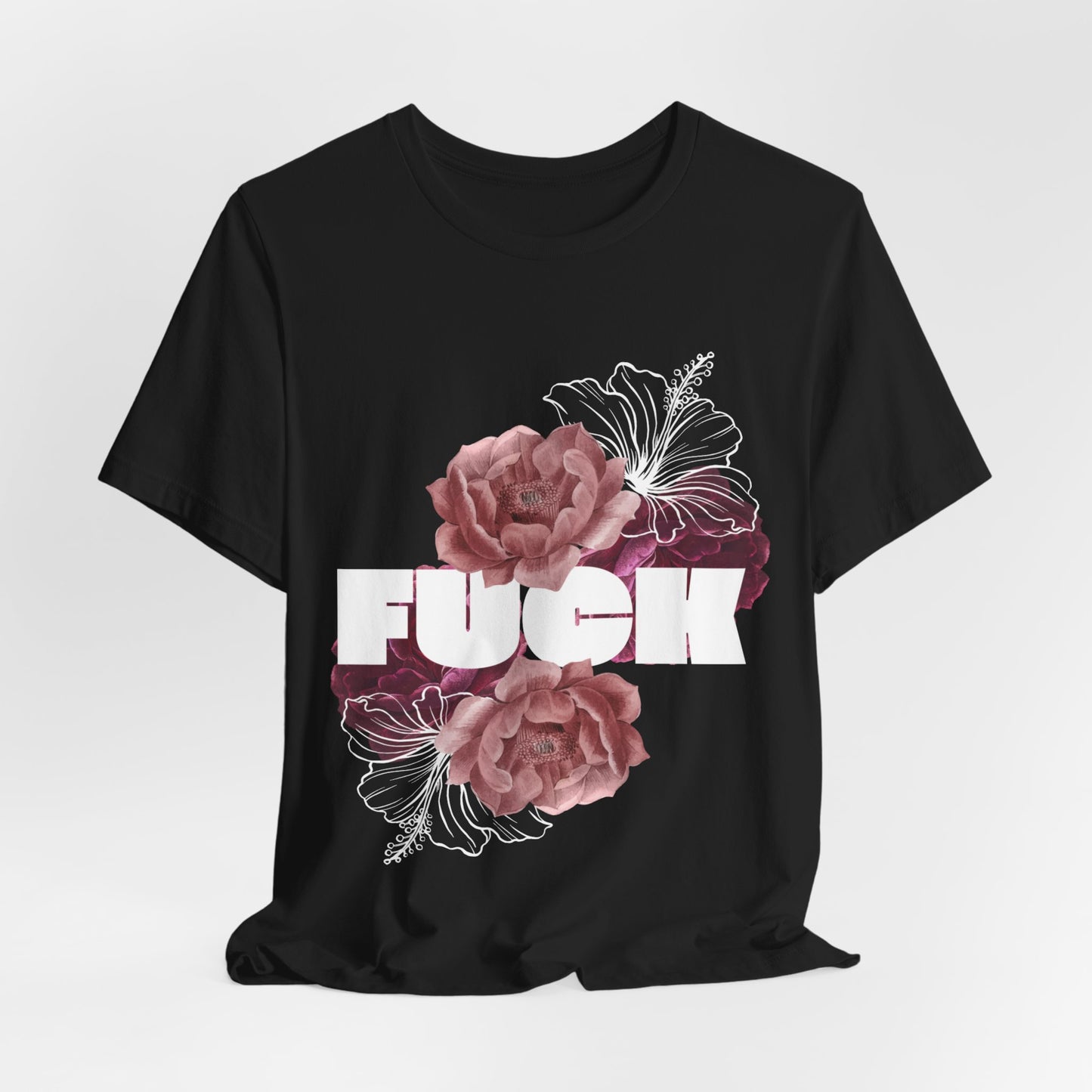 Women's Floral F*ck Short Sleeve Tee