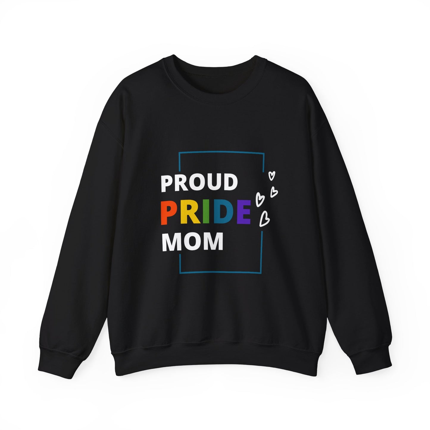 Proud Pride Mom Crewneck Sweatshirt