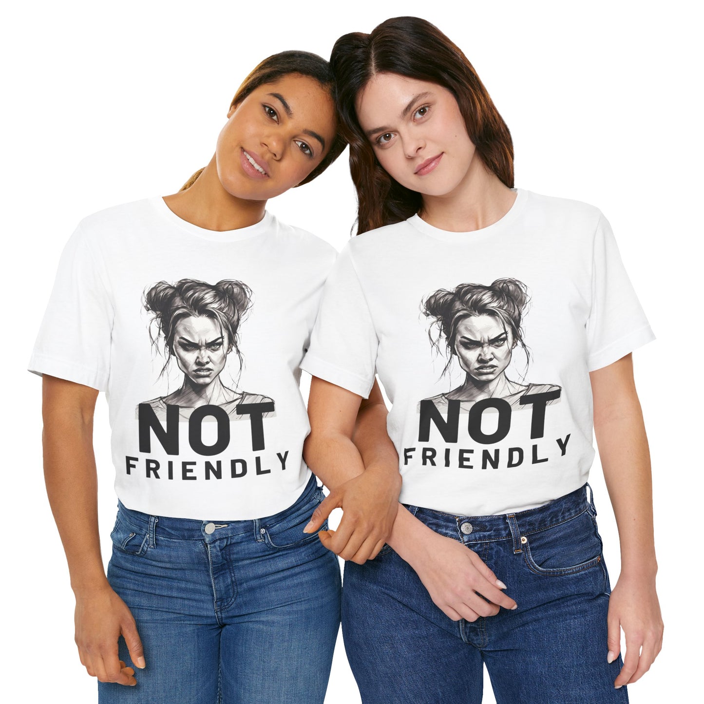 Not Friendly Short Sleeve Tee