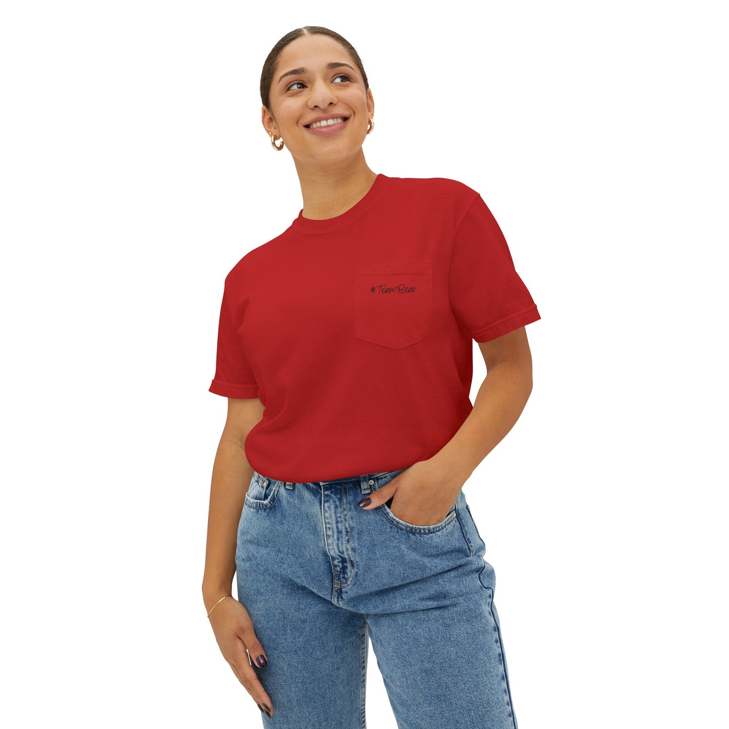 Women's Bear in Woods Pocket T-Shirt