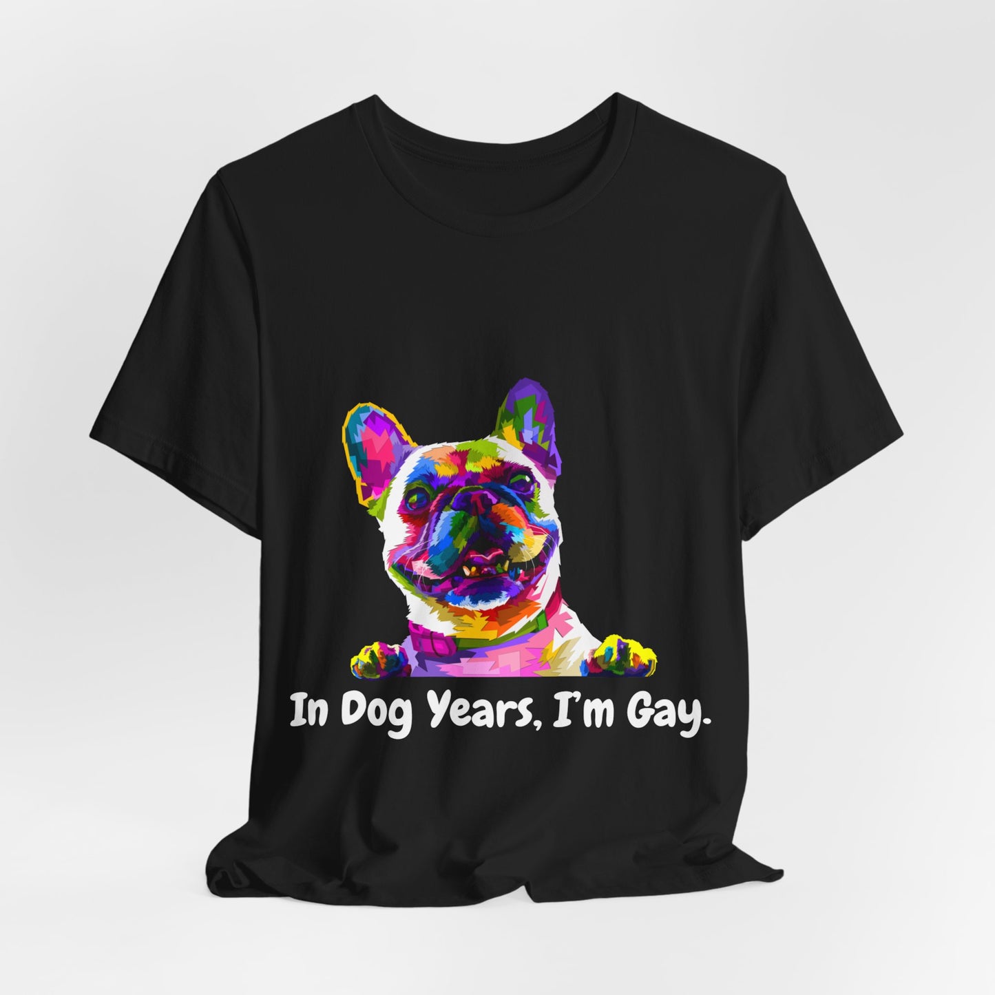 "In Dog Years, I'm Gay" Short Sleeve Tee