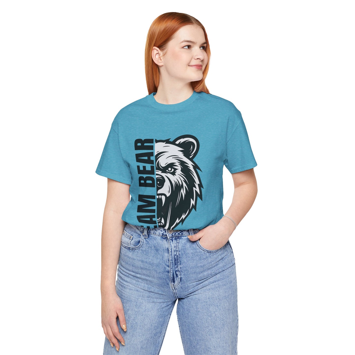 Women's "Team Bear" Tee - Black Lettering