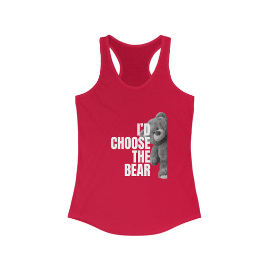 Women's Teddy Bear Racerback Tank