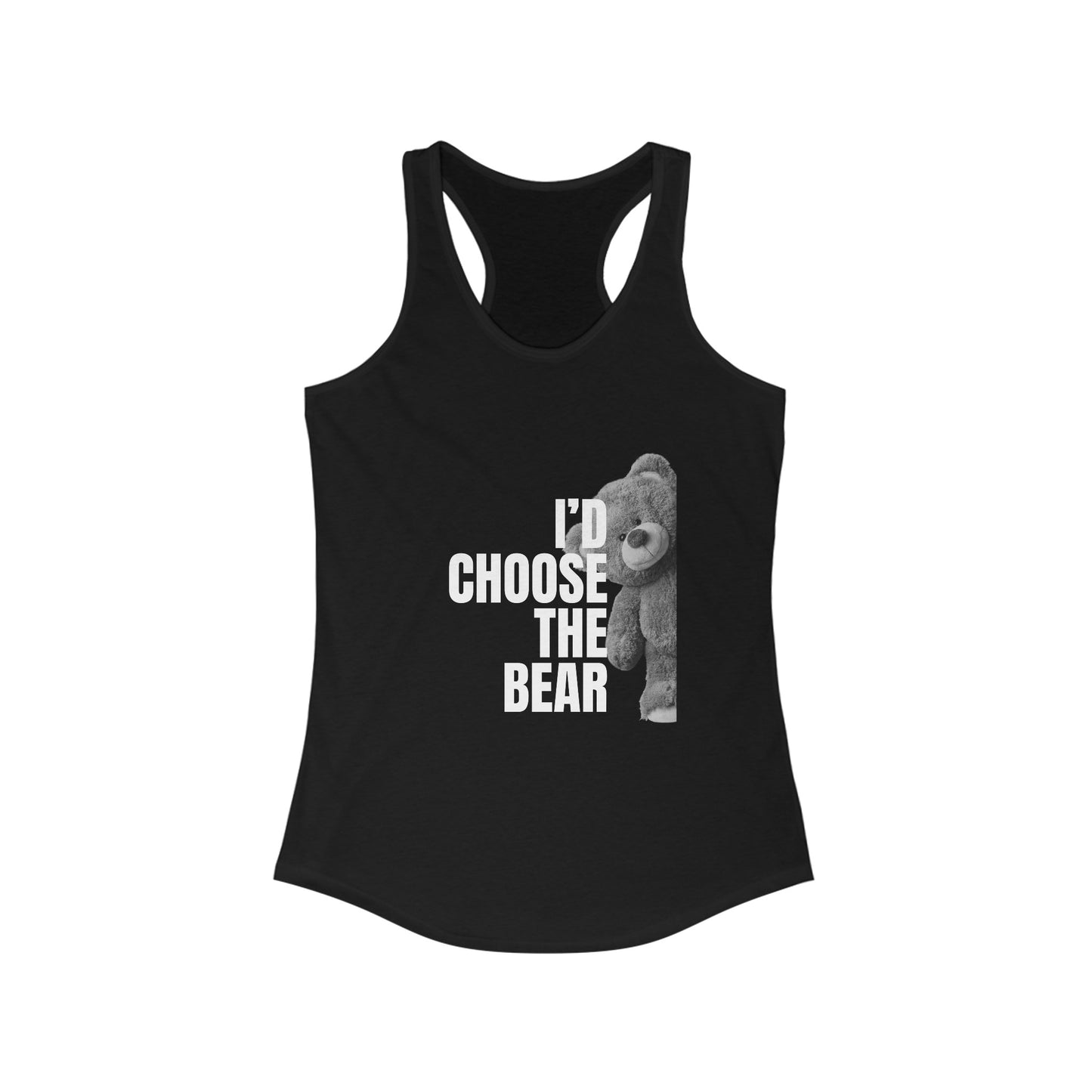 Women's Teddy Bear Racerback Tank