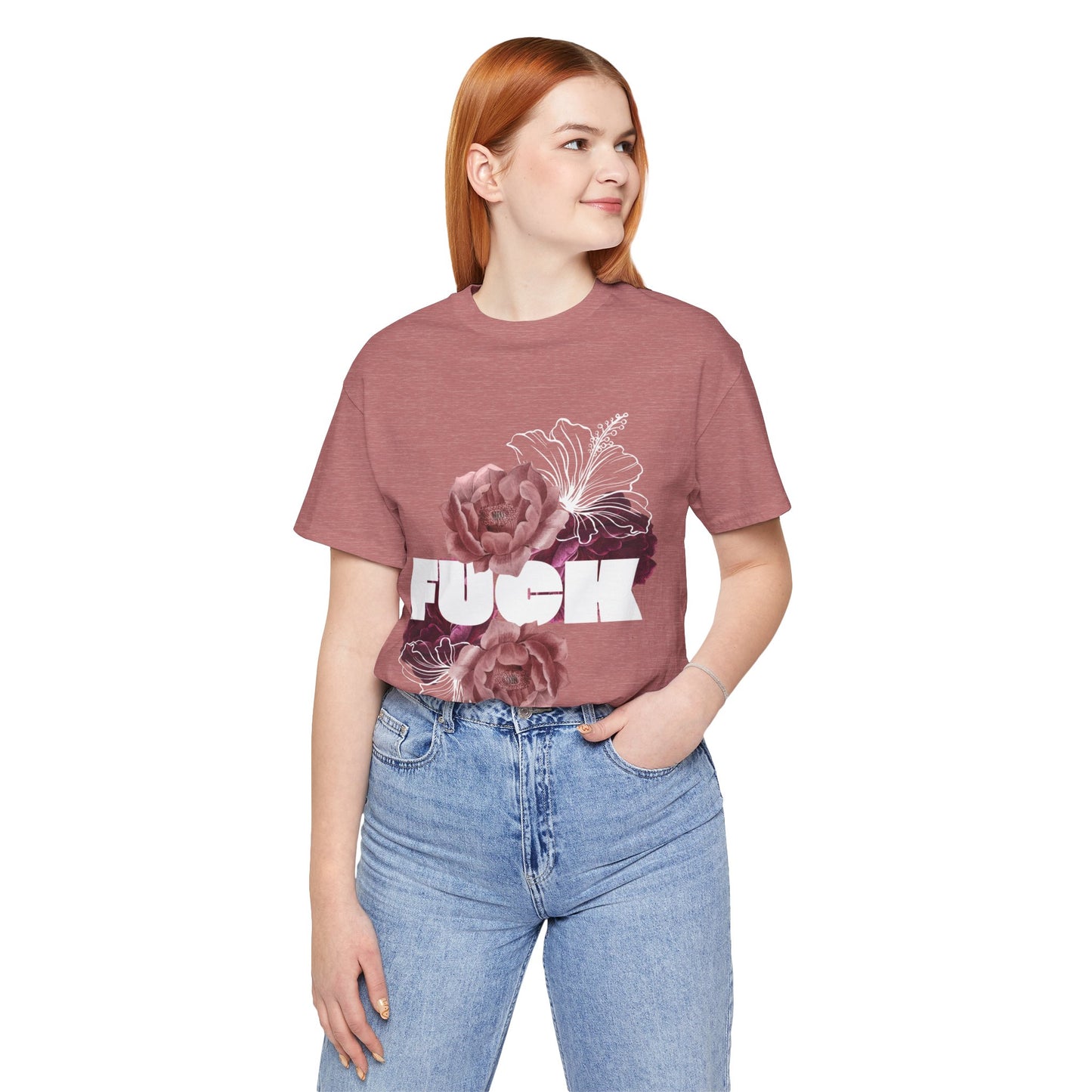 Women's Floral F*ck Short Sleeve Tee