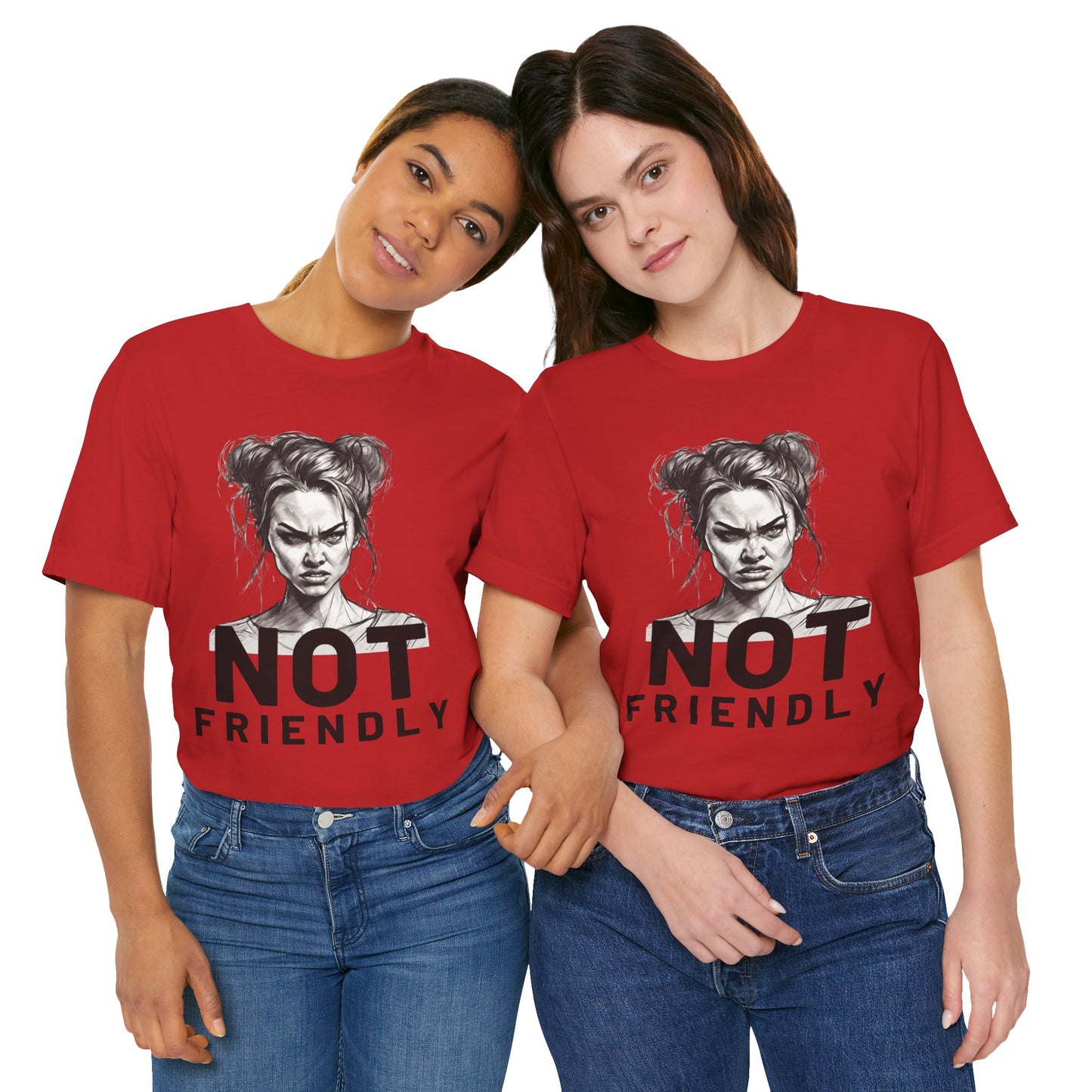 Not Friendly Short Sleeve Tee