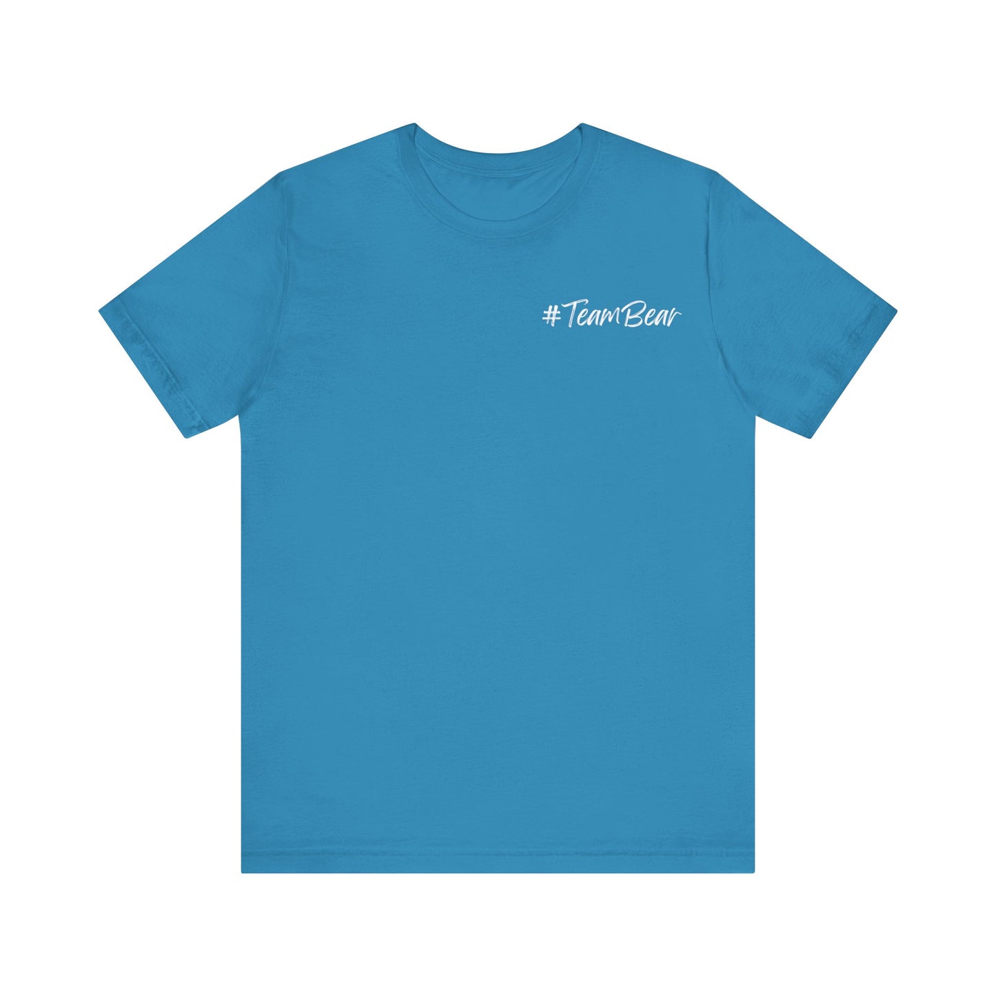 Women's Two-Sided Graphic "Team Bear" Tee - White Graphics