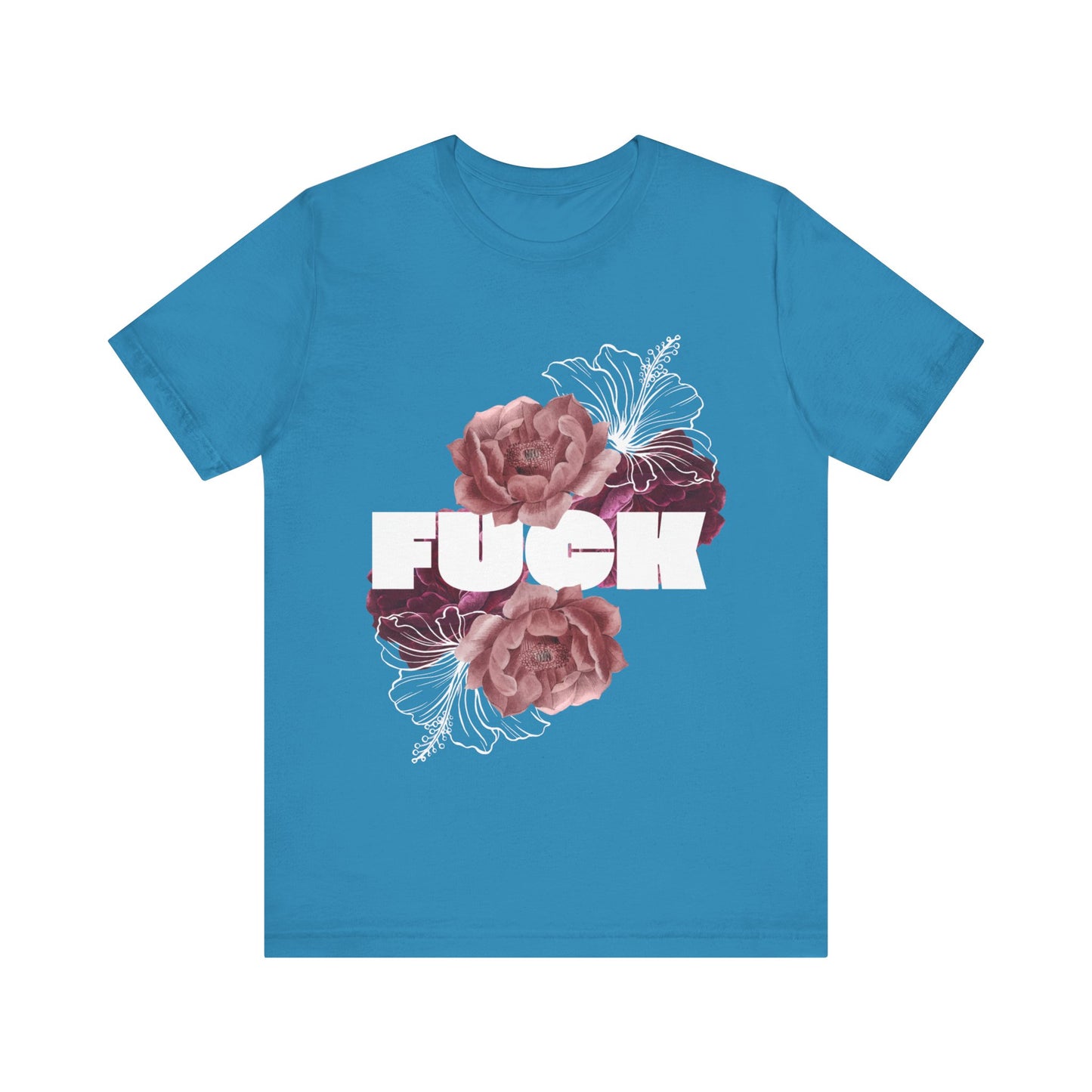 Women's Floral F*ck Short Sleeve Tee