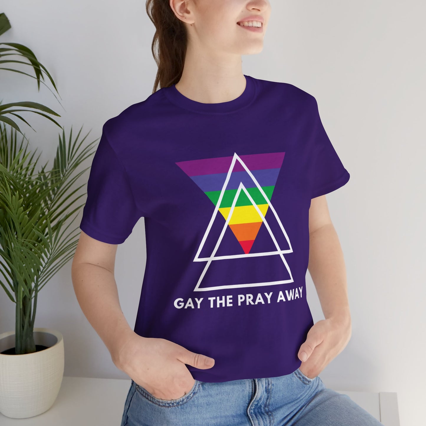 "GAY THE PRAY AWAY" Short Sleeve Tee