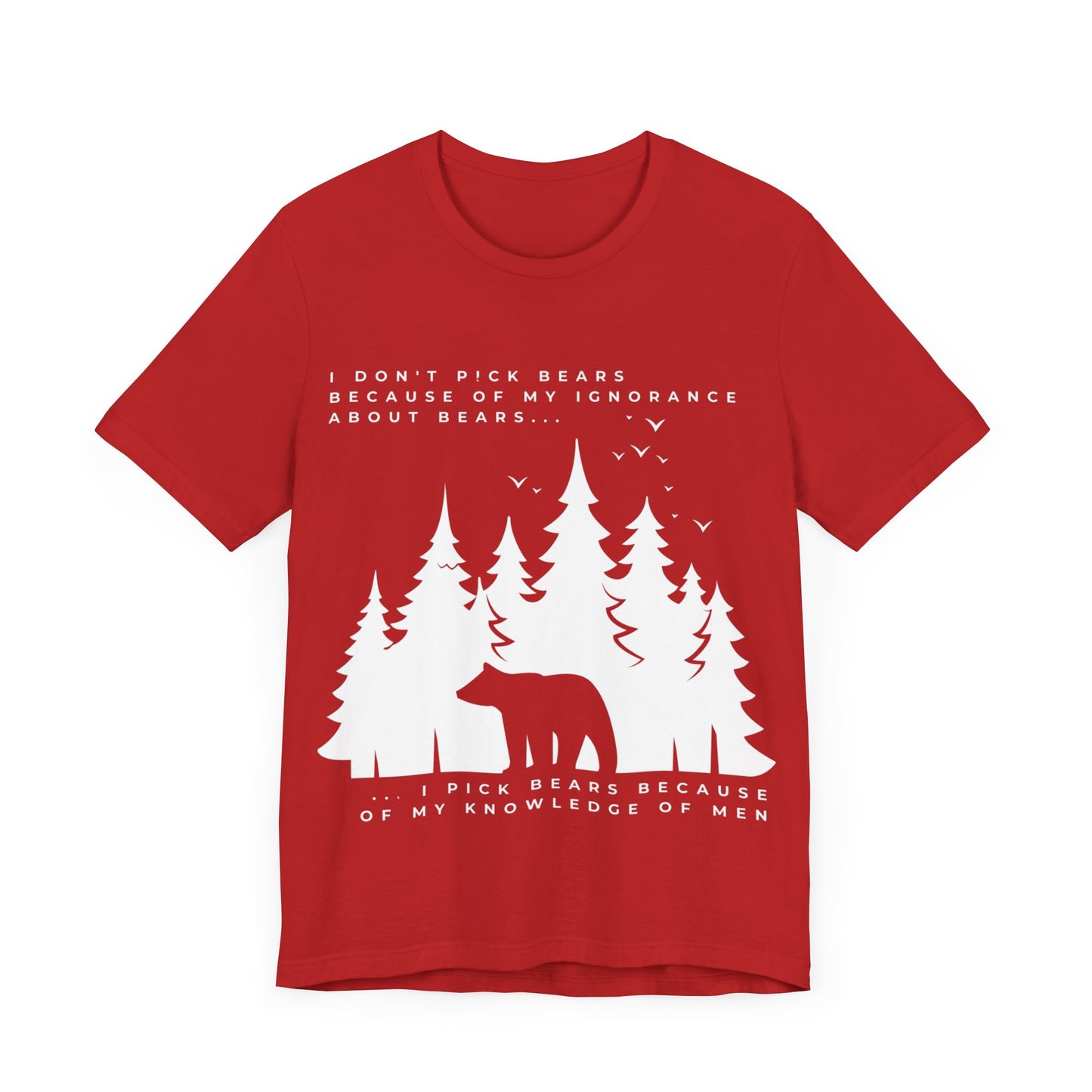 Women's Bear Quote Tee - White Graphic