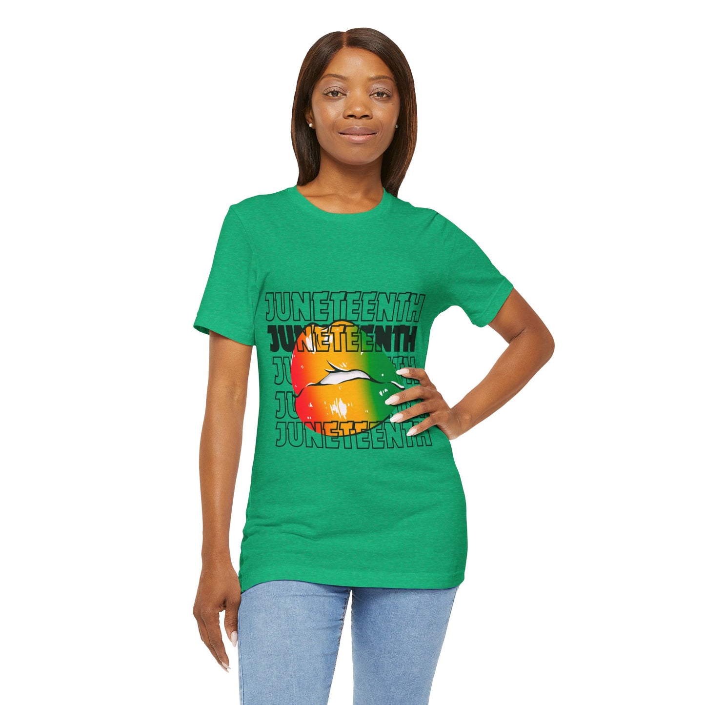 Juneteenth Lips Short Sleeve Tee