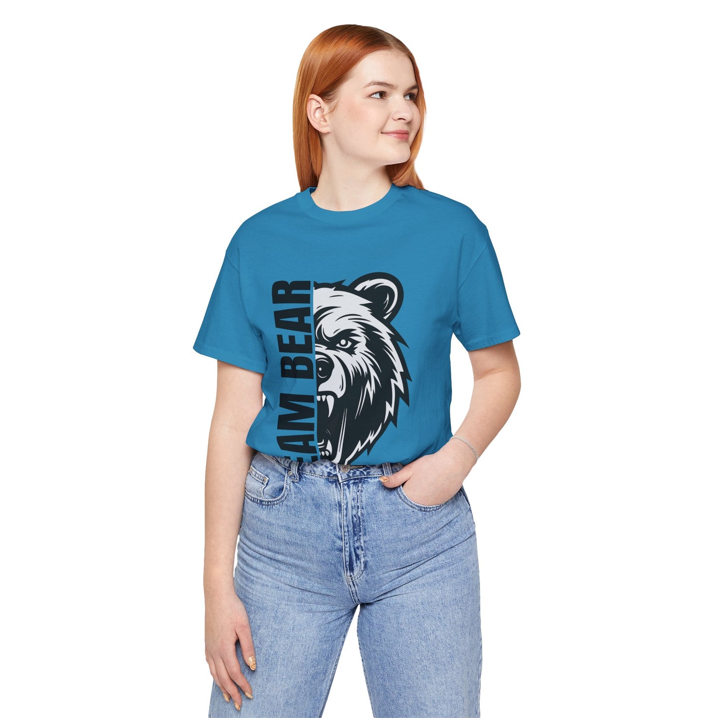 Women's "Team Bear" Tee - Black Lettering