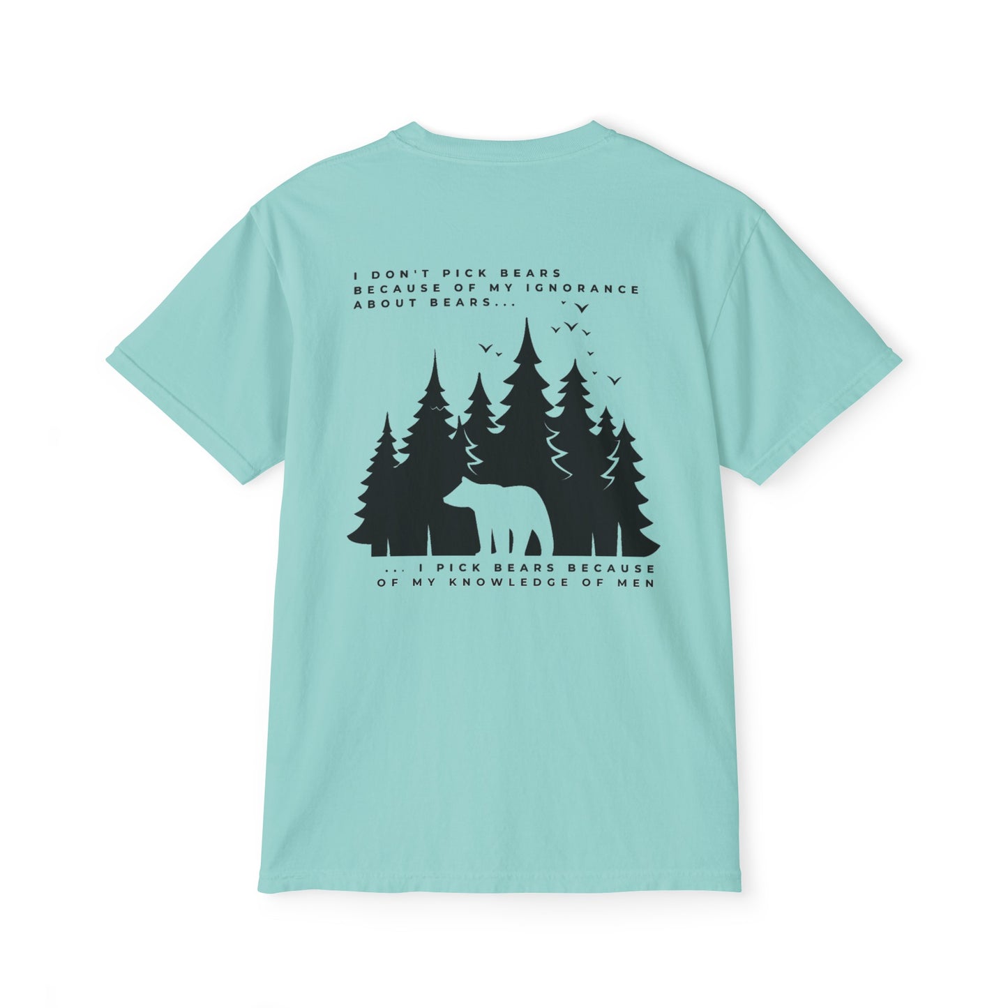 Women's Bear in Woods Pocket T-Shirt