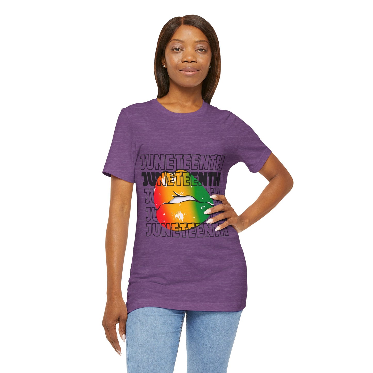Juneteenth Lips Short Sleeve Tee